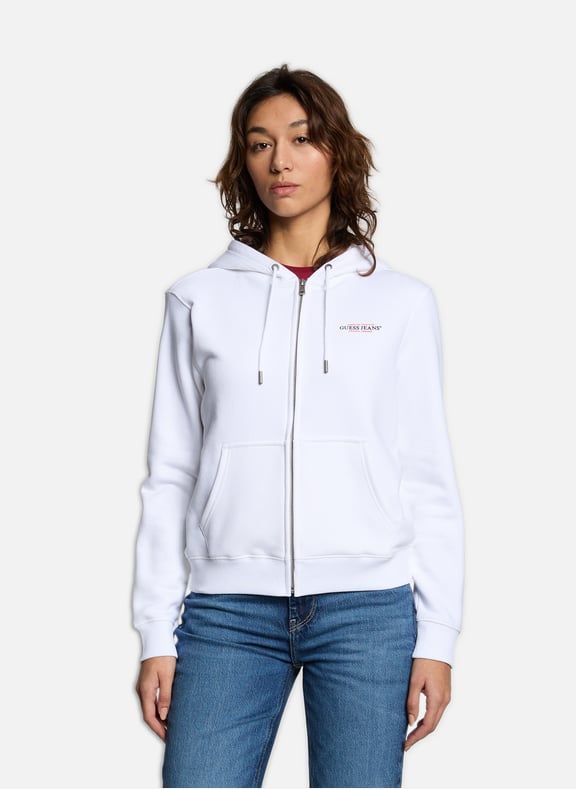Zipped hoodie guess woman printemps
