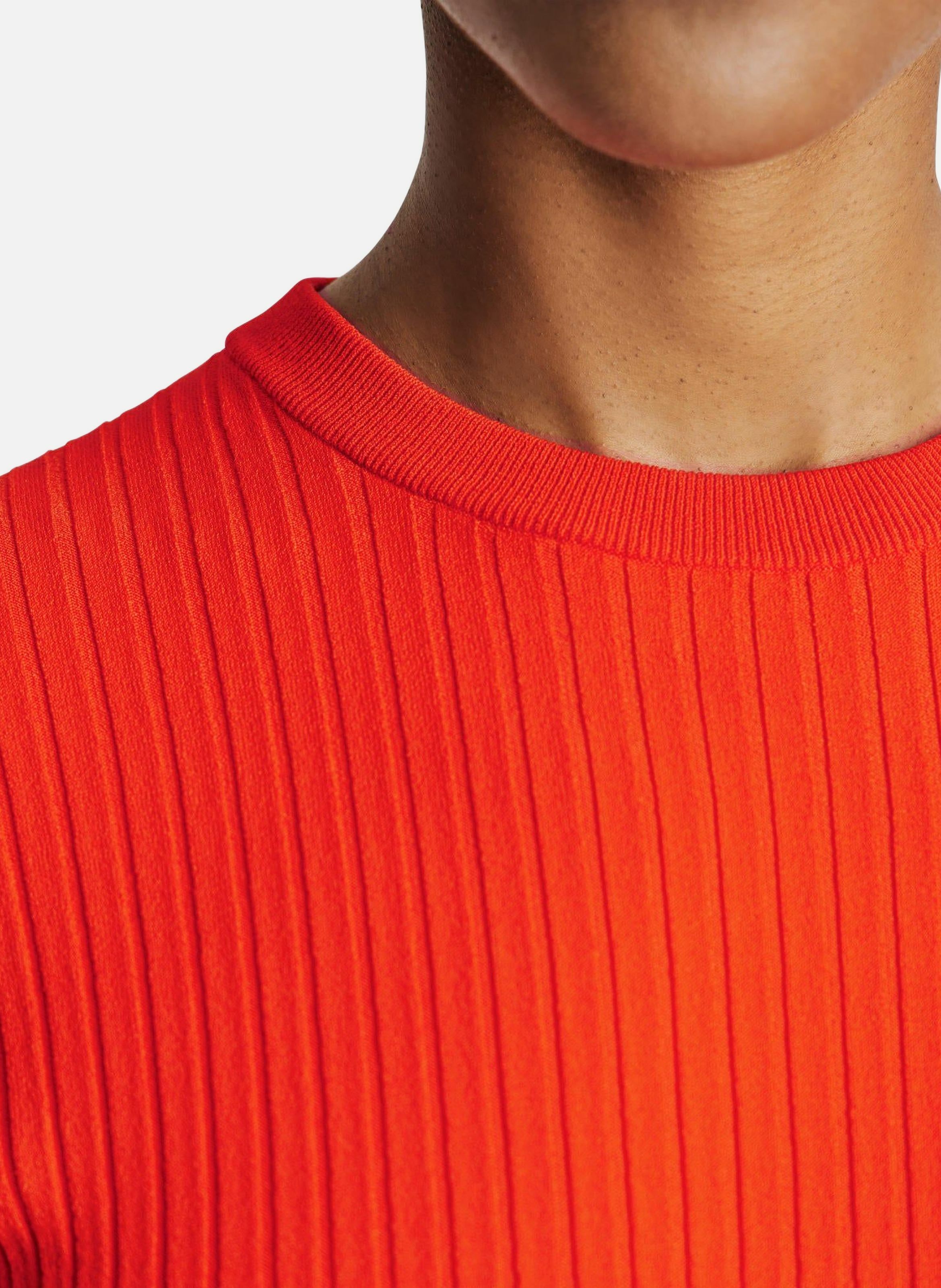 T-shirt manches courtes jadou col rond coupe ajustée FUSALP Orange