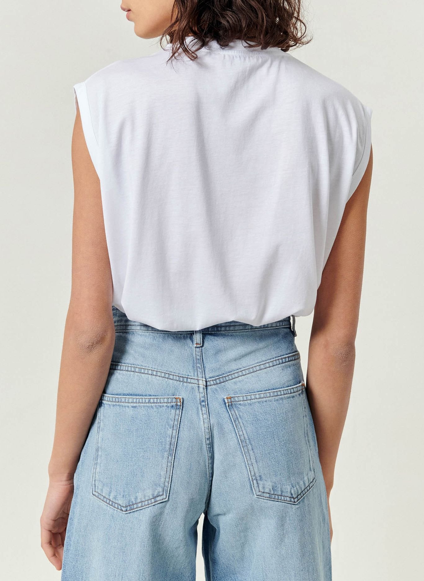 Tee-shirt ample col rond deedoo SESSUN Blanc