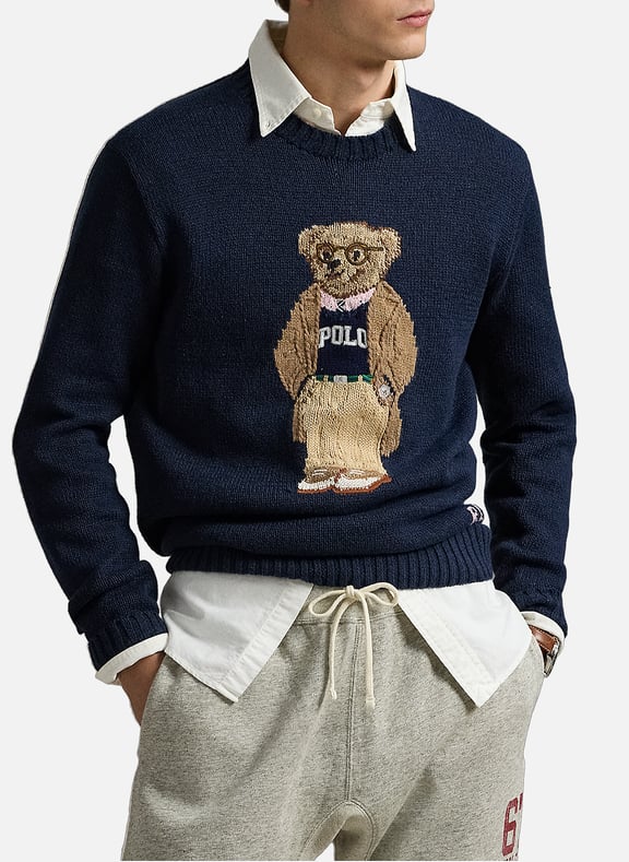 Bear knit jumper Blue by POLO RALPH LAUREN POLO RALPH LAUREN Bear knit jumper Blue