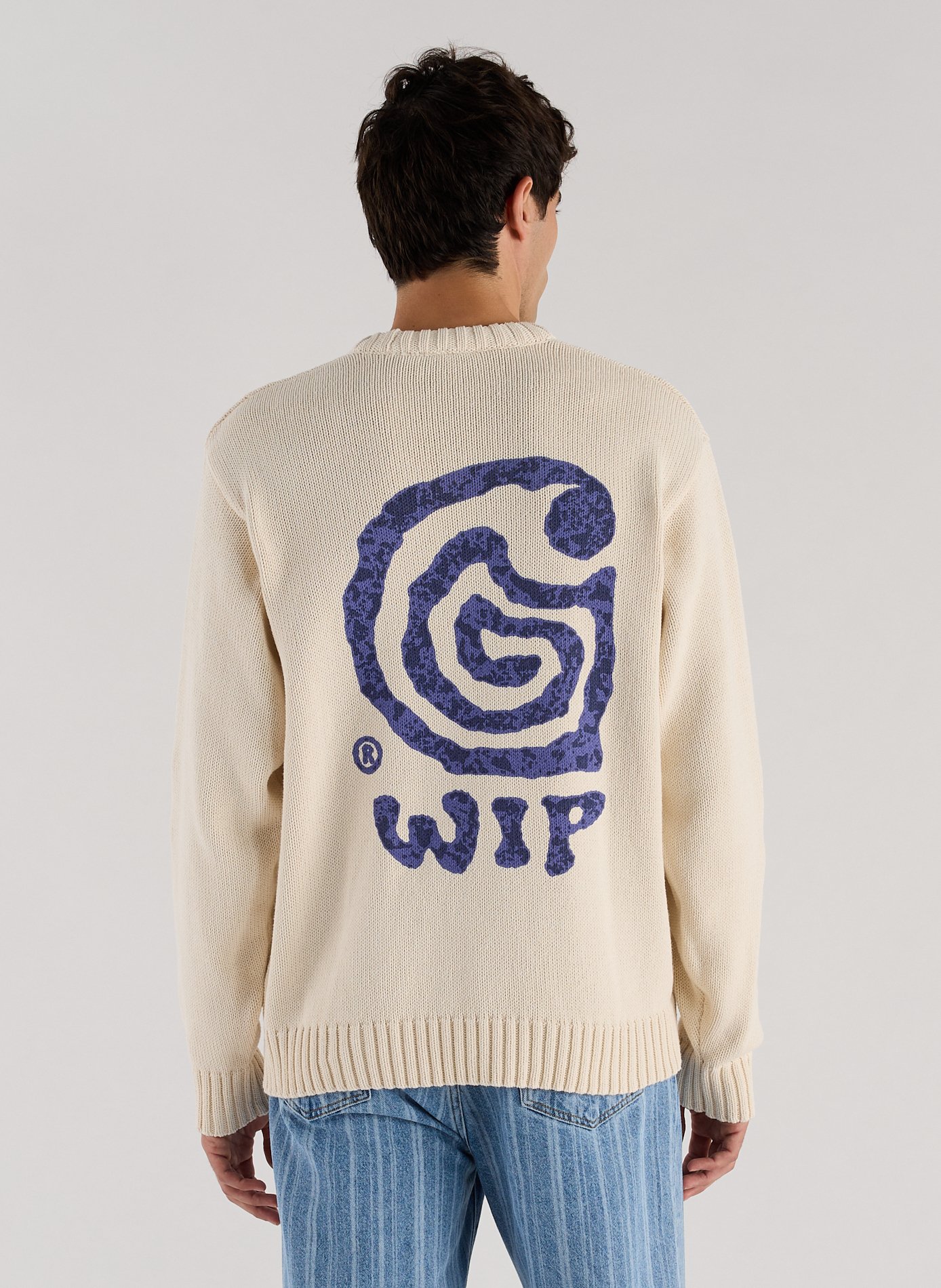 Sweater with Helix pattern CARHARTT WIP Beige