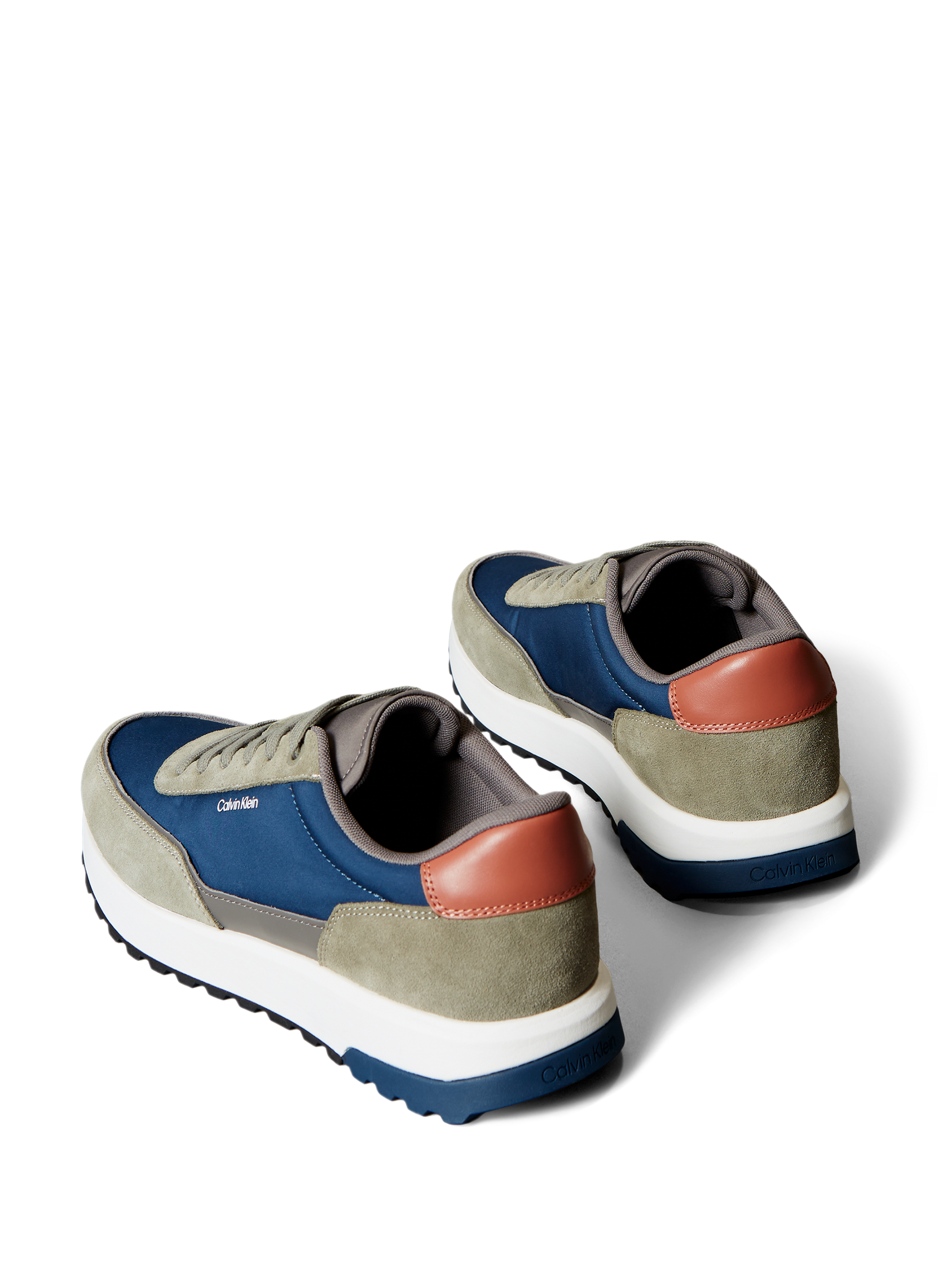 Leather sneakers CALVIN KLEIN Multicolour