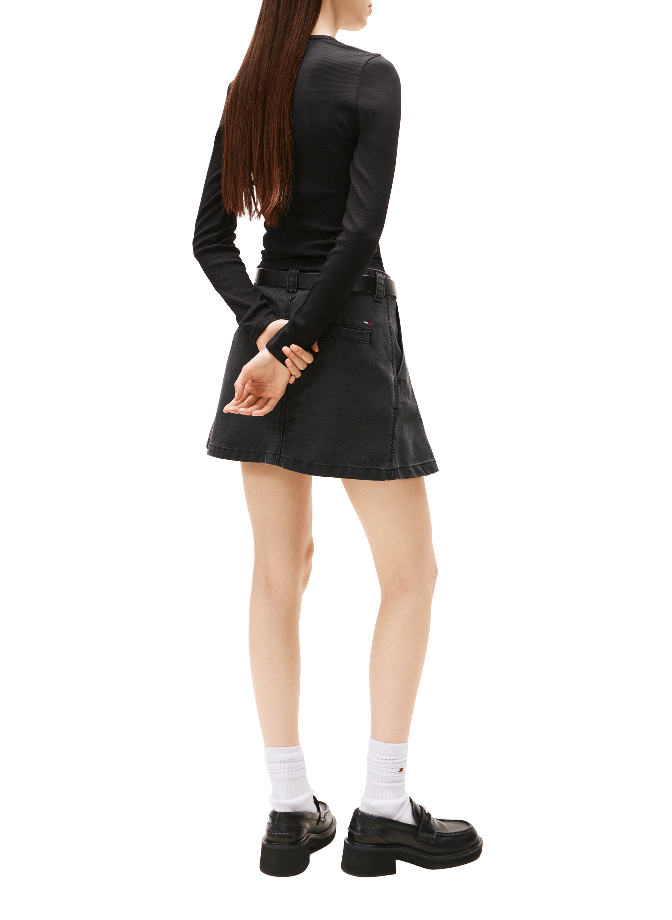 Top manches longues TOMMY HILFIGER Noir