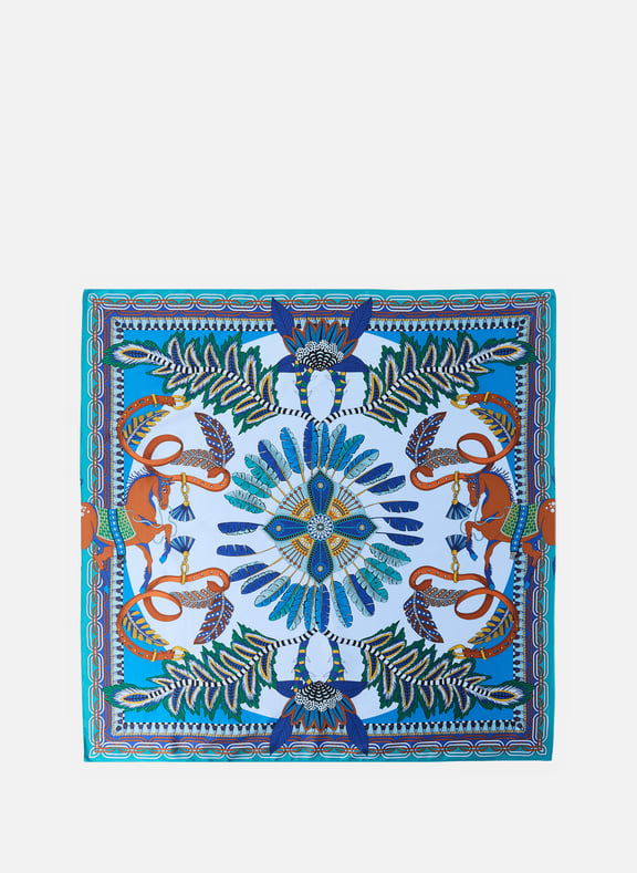 Printed scarf Blue by WILD WILD Printed scarf Blue