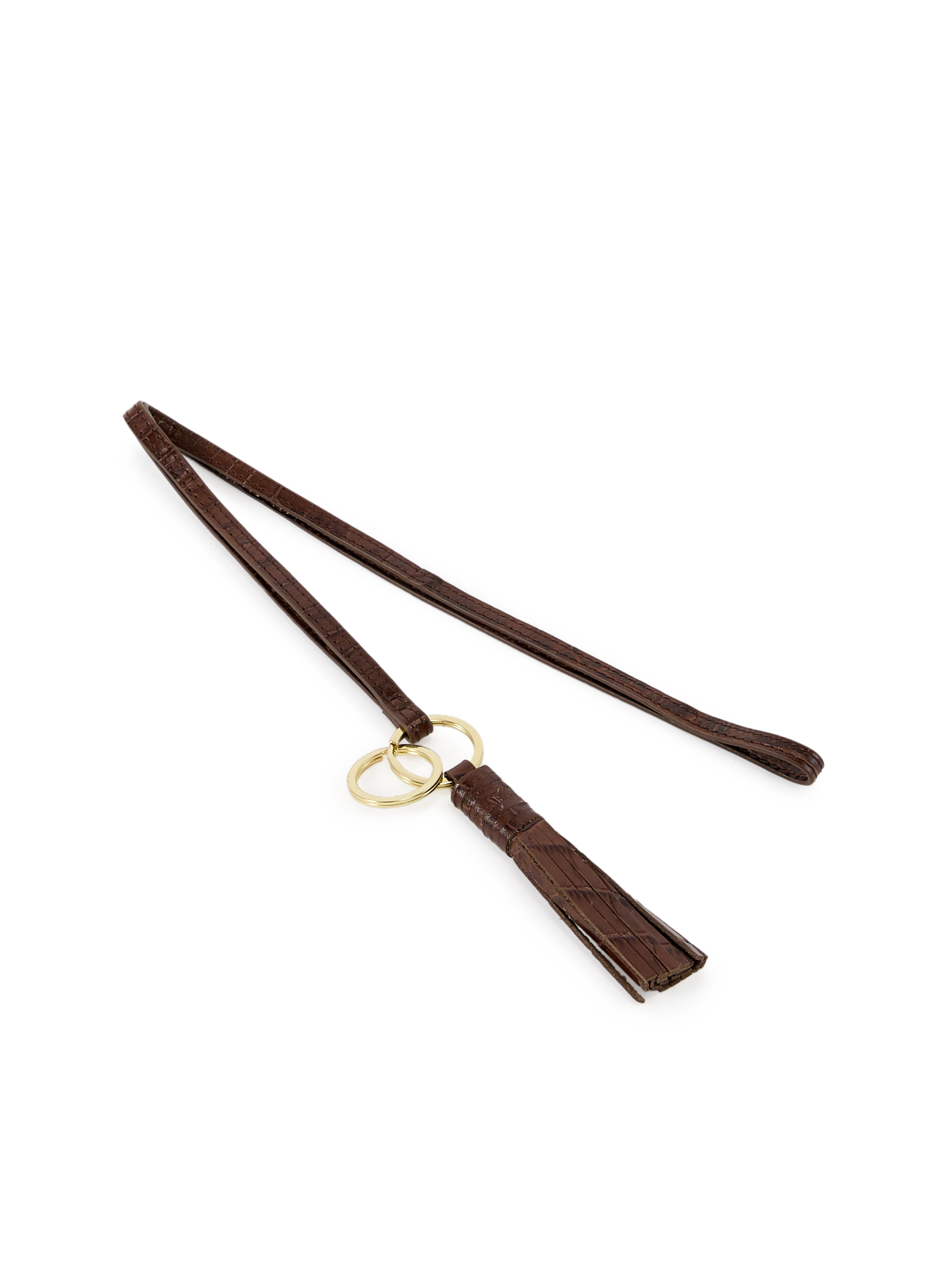 Porte-clé en cuir SAISON 1865 Marron