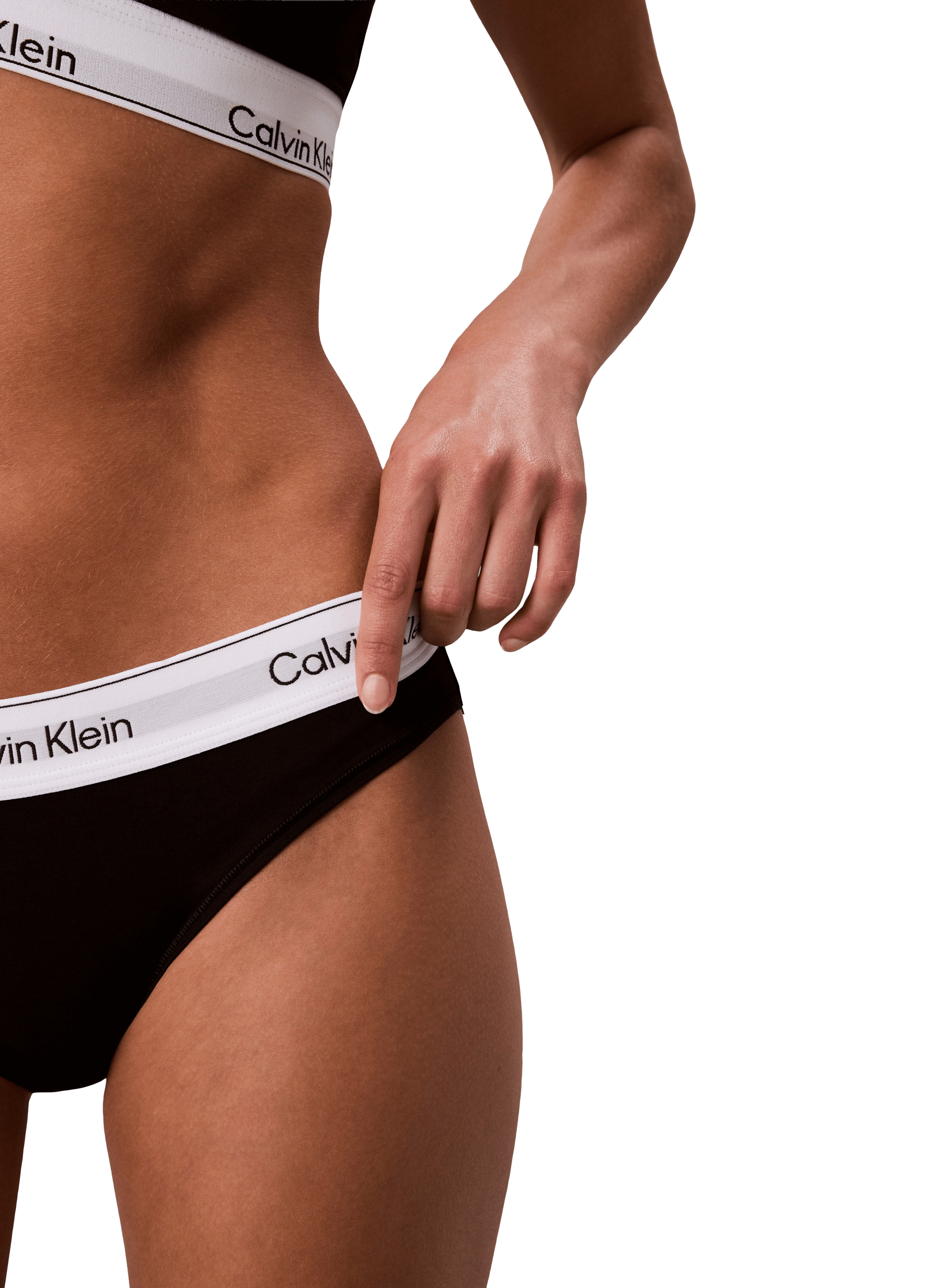 Culottes imprimées en coton mélangé CALVIN KLEIN Noir
