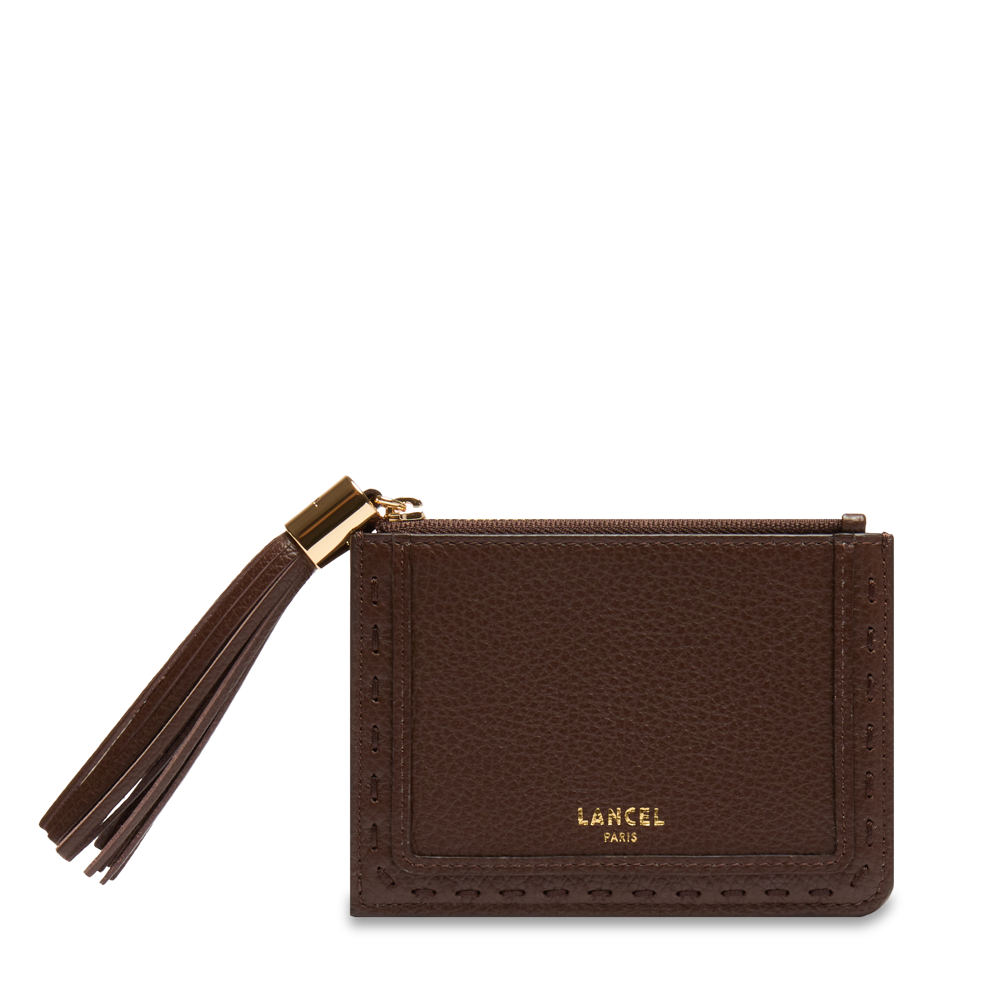Porte-cartes premier flirt de lancel en cuir LANCEL Marron
