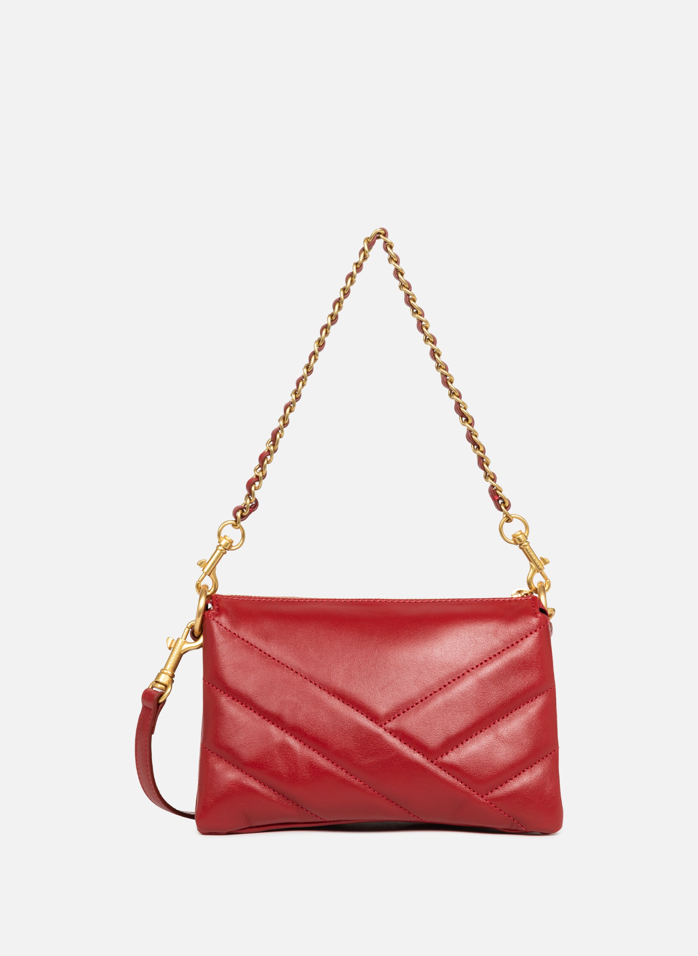 Small clutch - Soft Matelassé LANCASTER Red