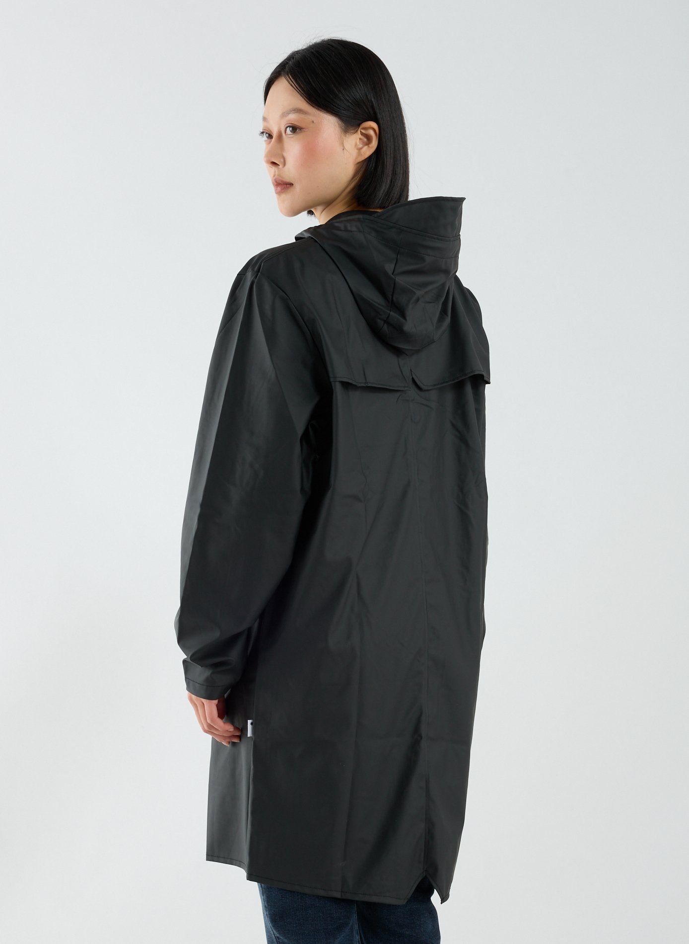 Long W3 Parka RAINS Black