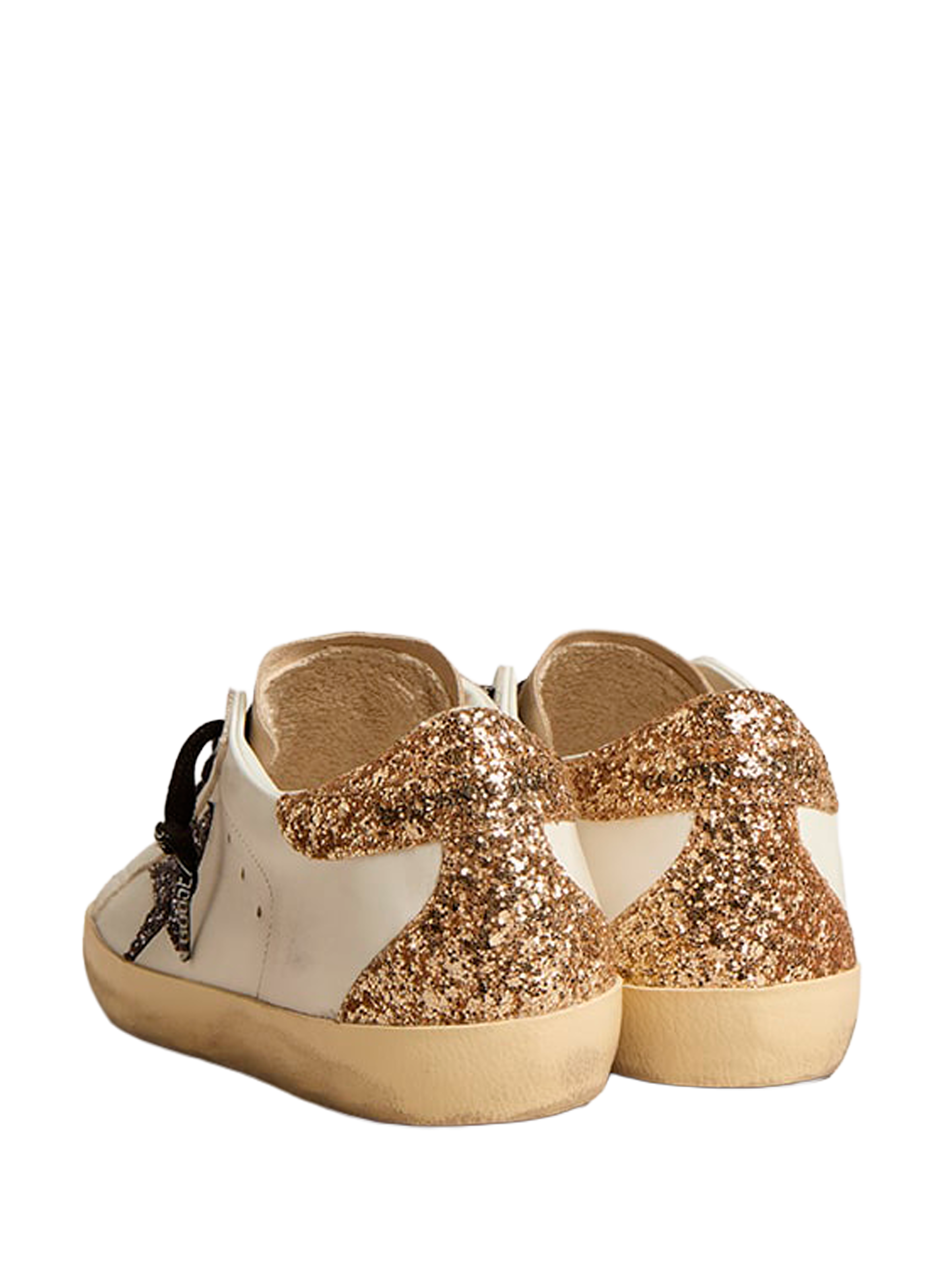 Super Star low-top sneakers in mixed leather GOLDEN GOOSE Multicolour