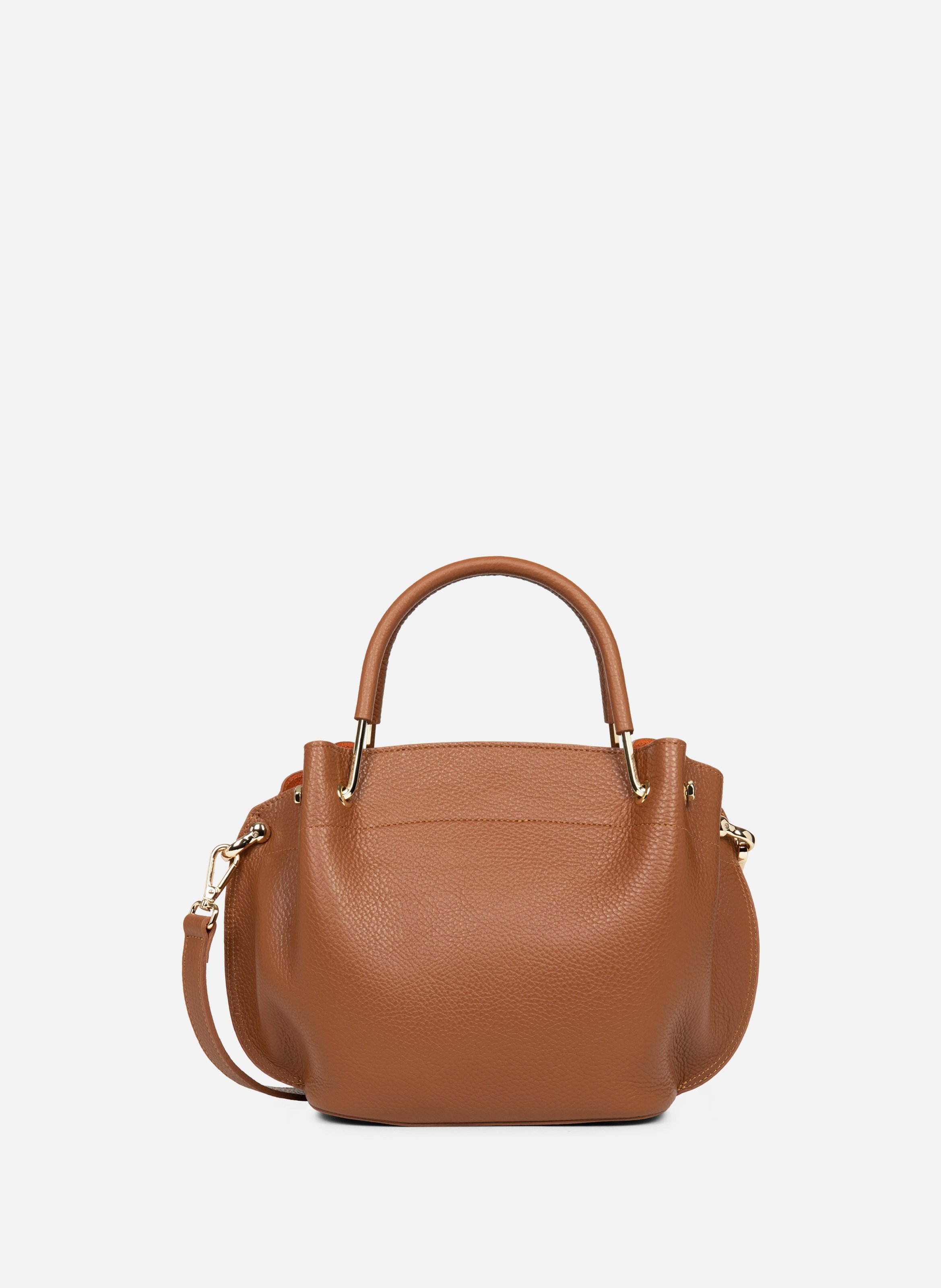 M handbag - Foulonné Double Brown