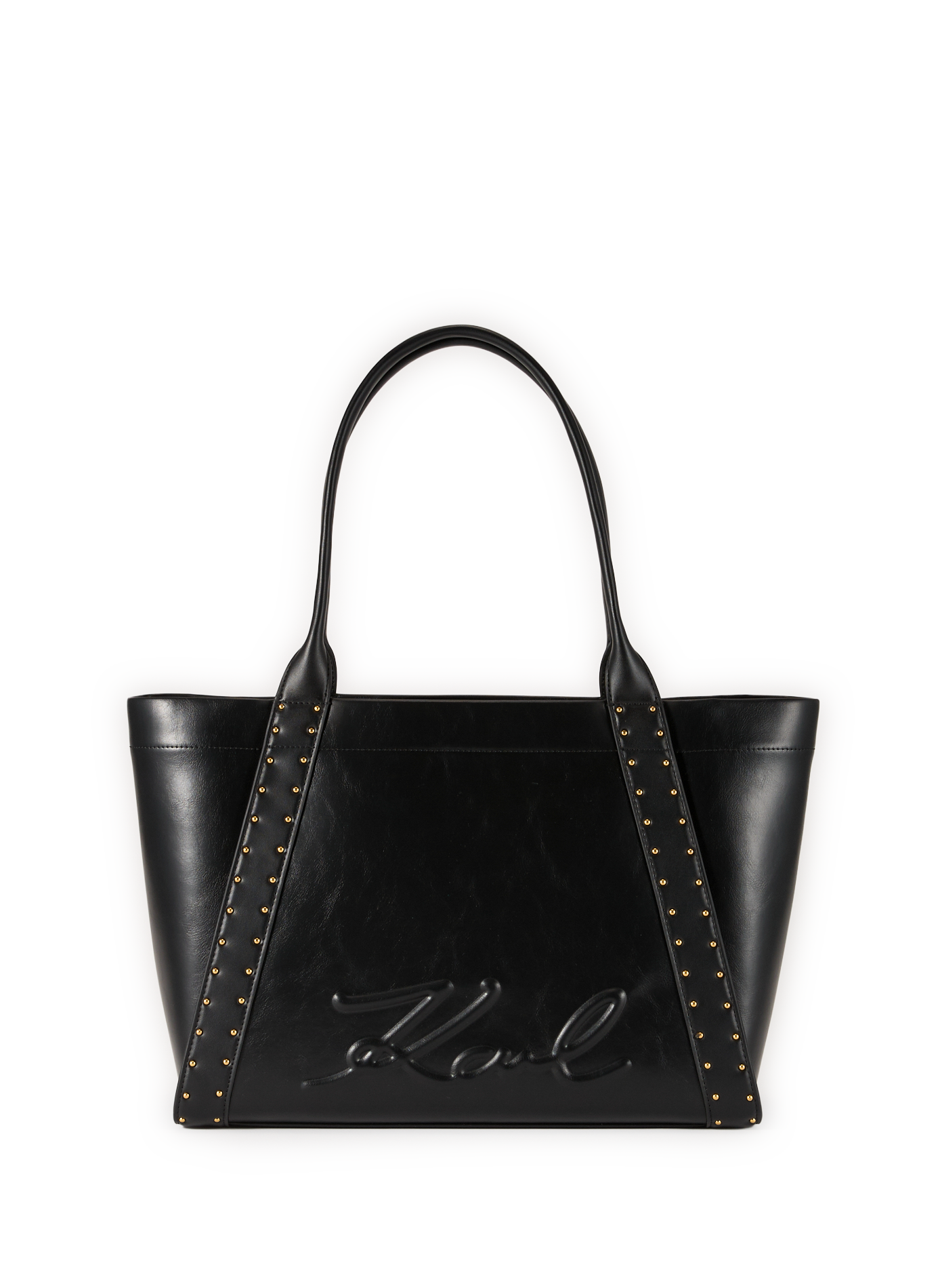Zippered shoulder bag KARL LAGERFELD Black