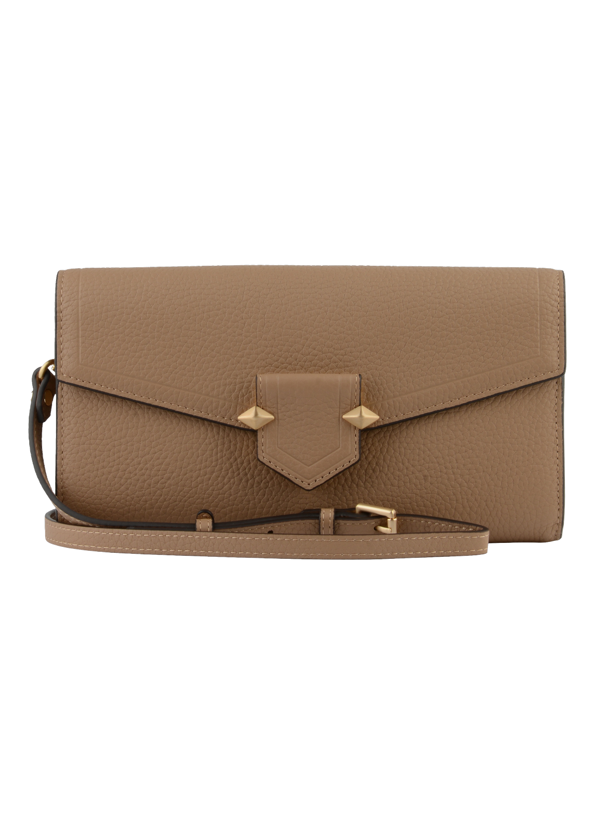 Sèvres | pochette en cuir de vachette POURCHET Marron