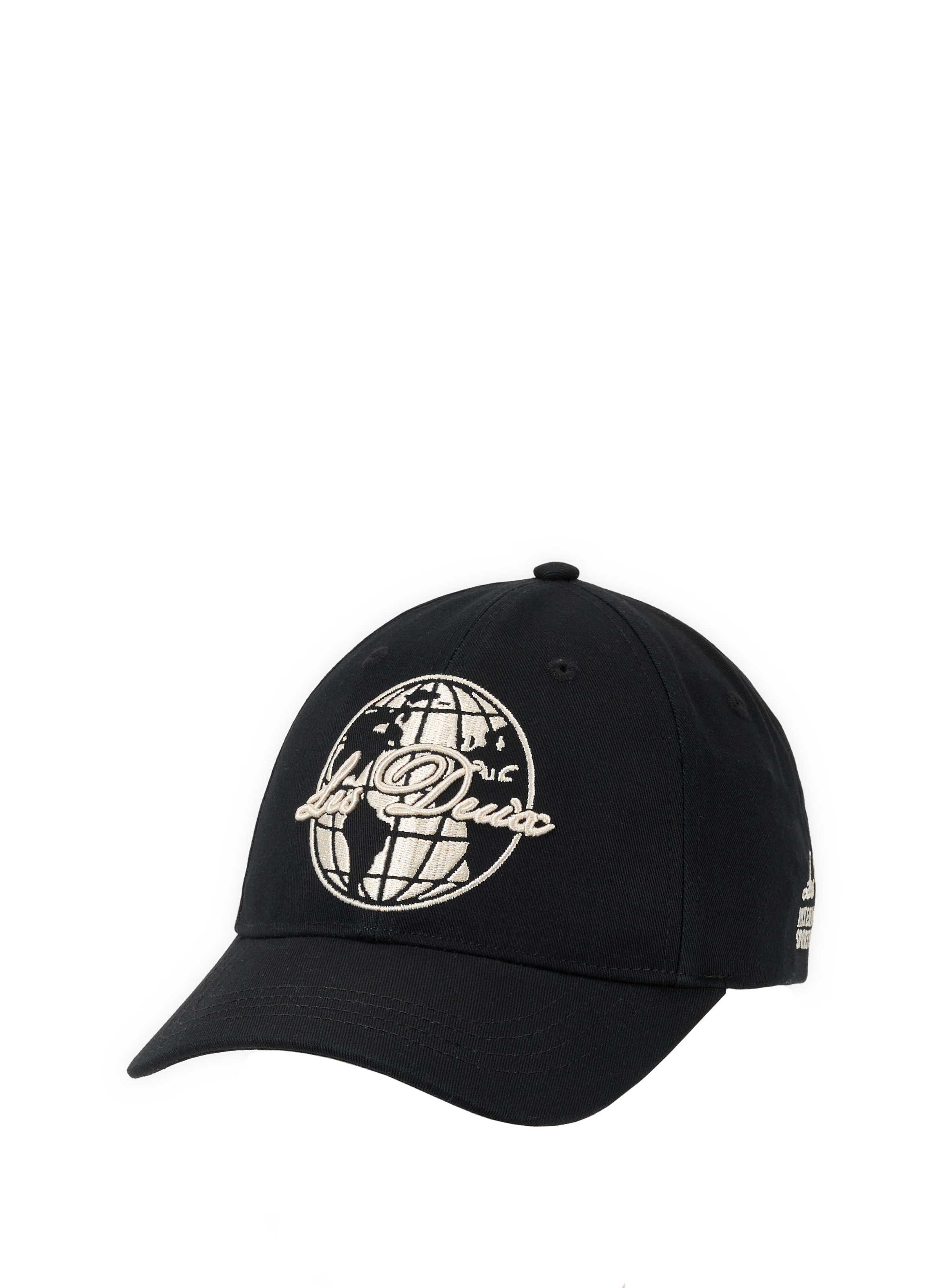 Cap Globe in cotton LES DEUX Black