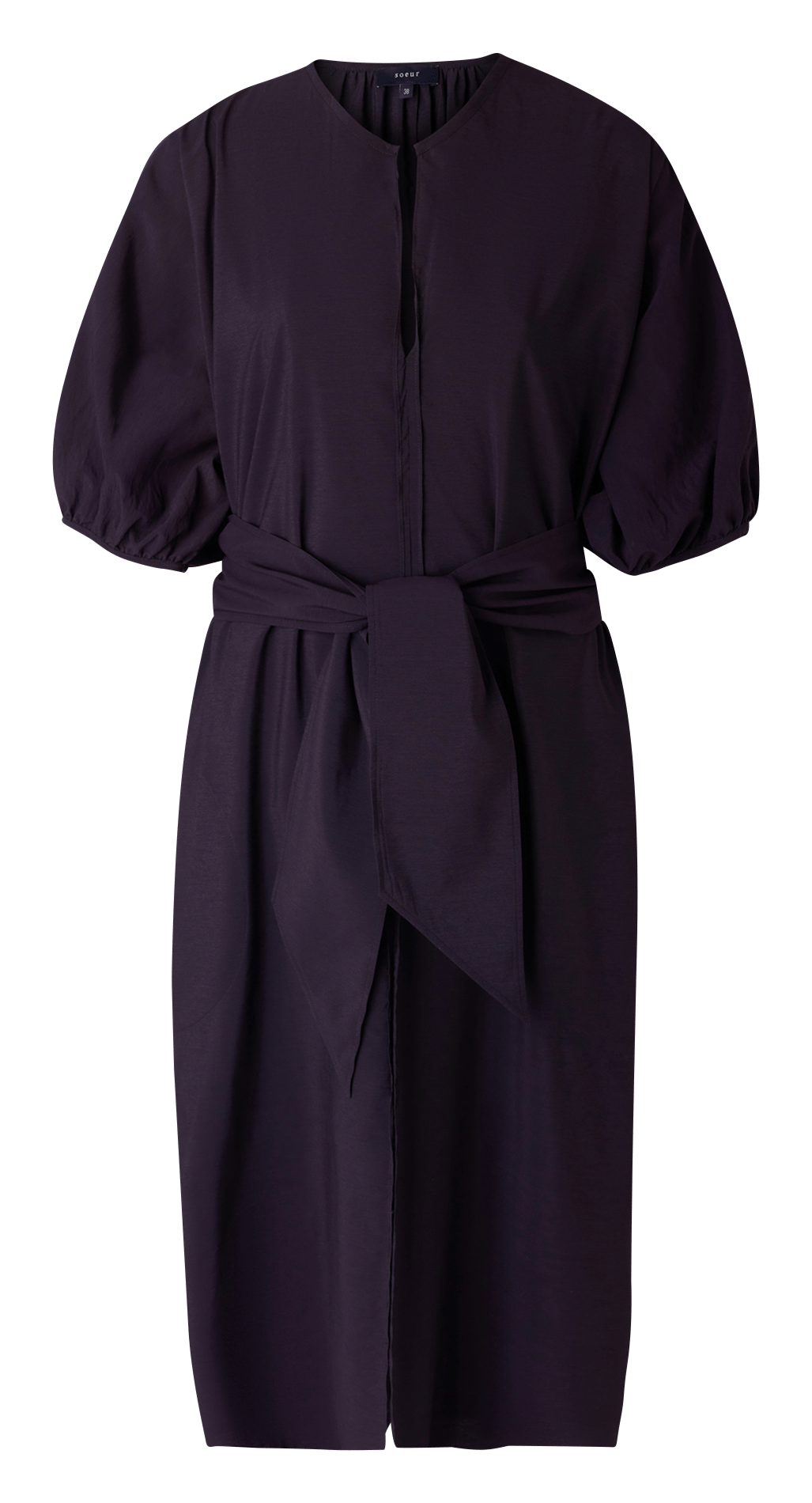 Robe longue col v alger SOEUR Violet