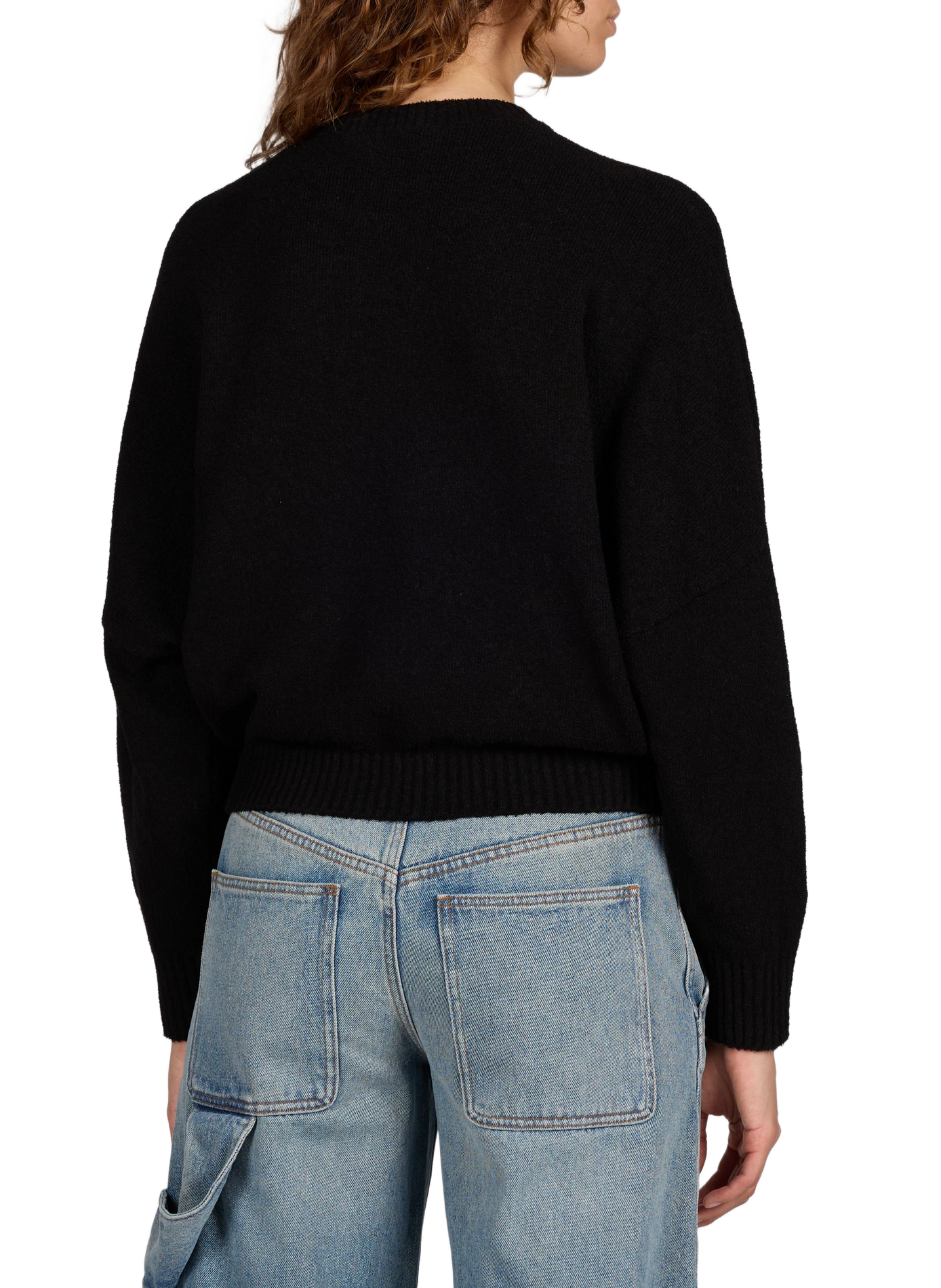 Chateau Amiri round-neck cotton blend sweater AMIRI Black