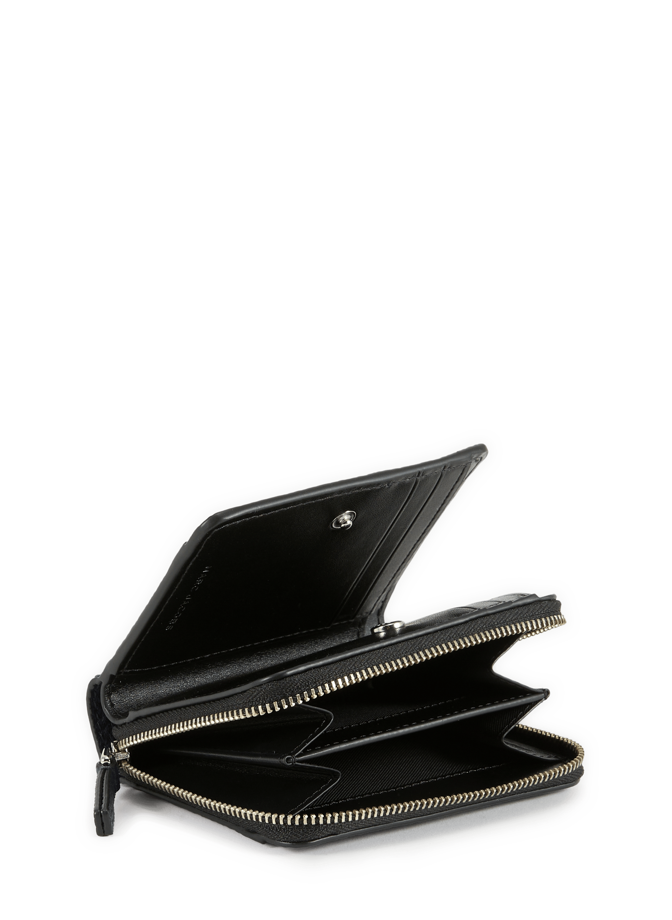 Bandana Mini Compact Leather Wallet MARC JACOBS Blue