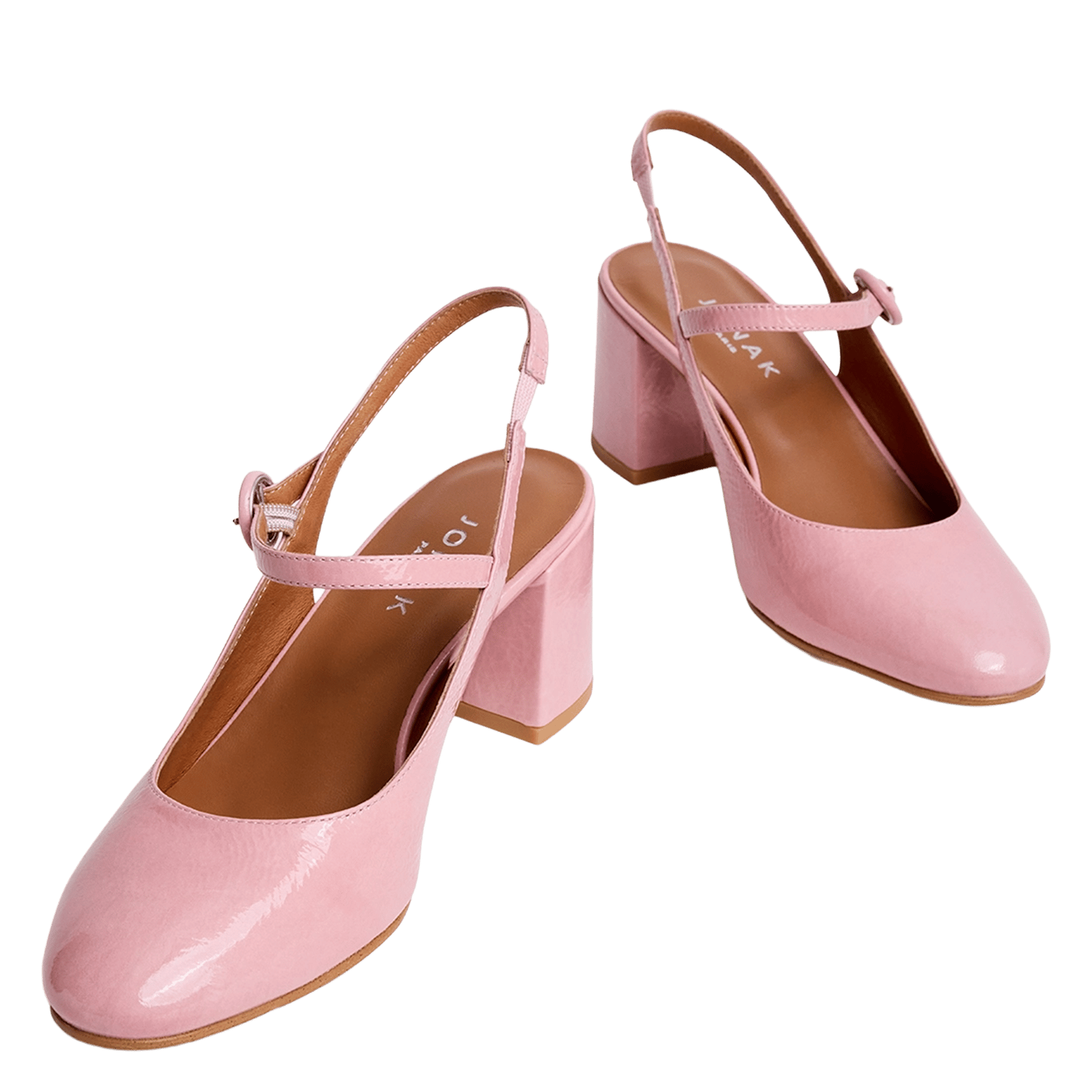 Babies en cuir dollar JONAK Rose