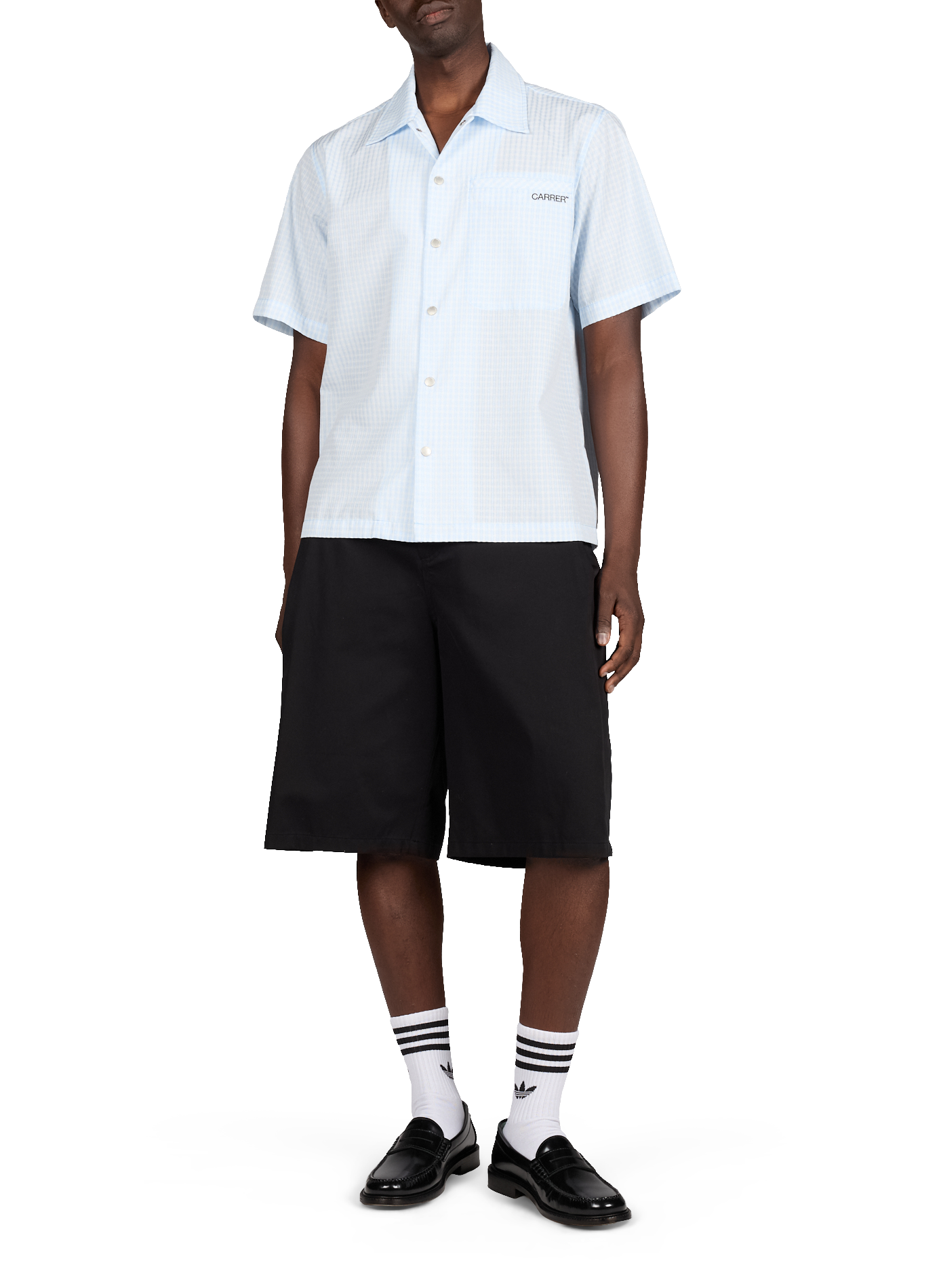 Short à pinces en coton ARTE ANTWERP Noir