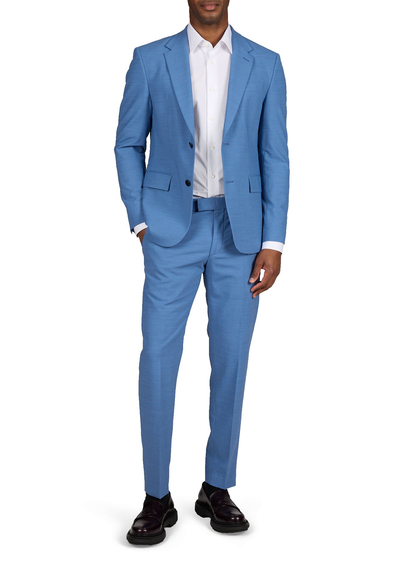 Veste de tailleur cintrée en laine mélangée STRELLSON Bleu