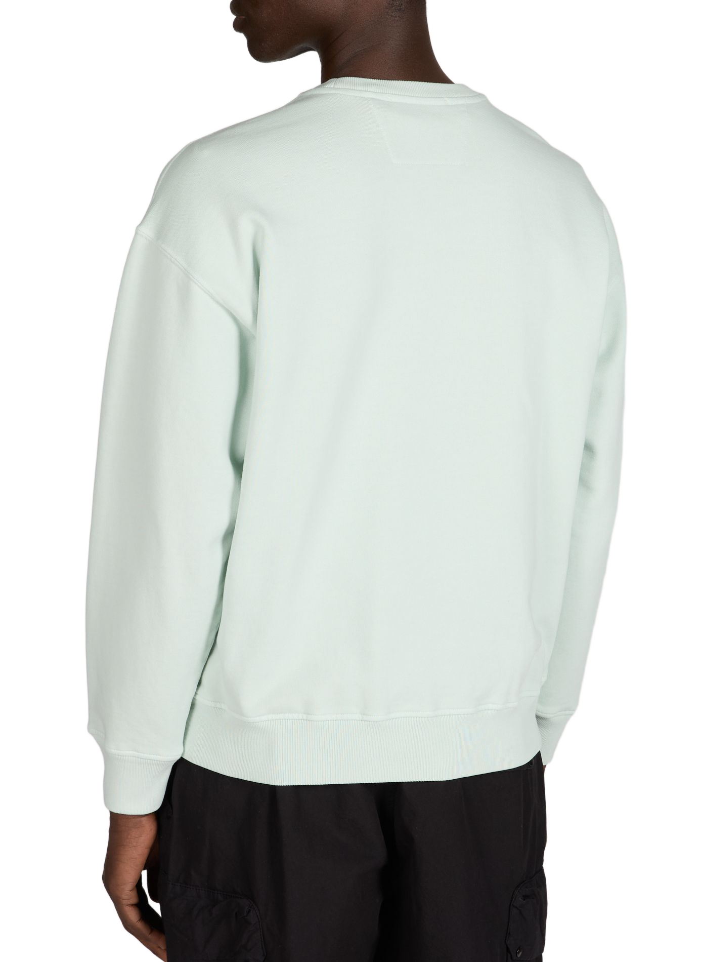 Straight cotton sweatshirt CP COMPANY Blue