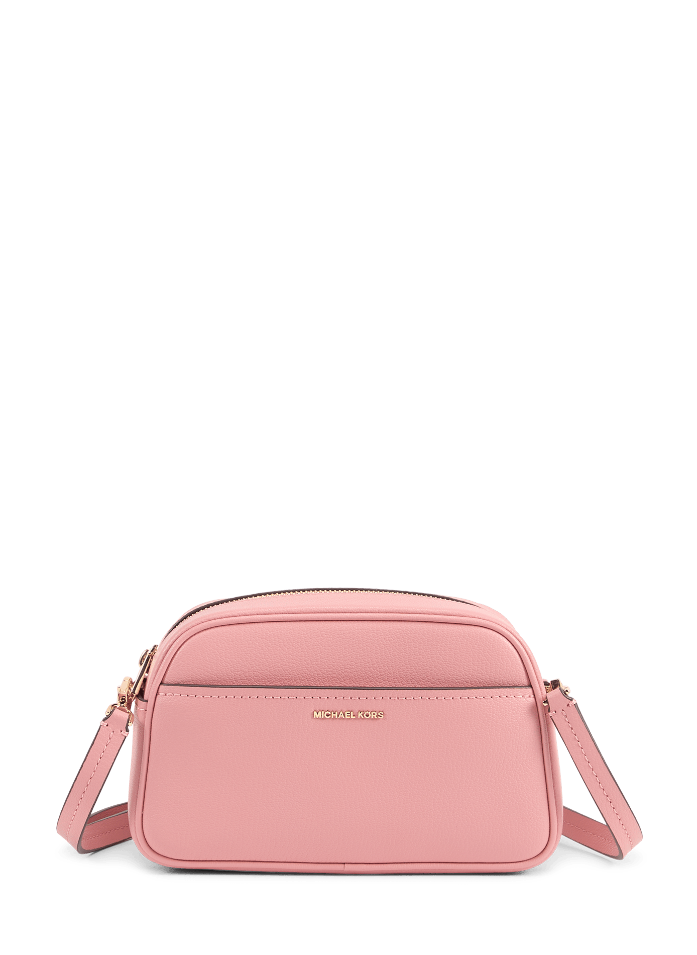 Sac à bandoulière Jet Set en cuir MICHAEL KORS Rose