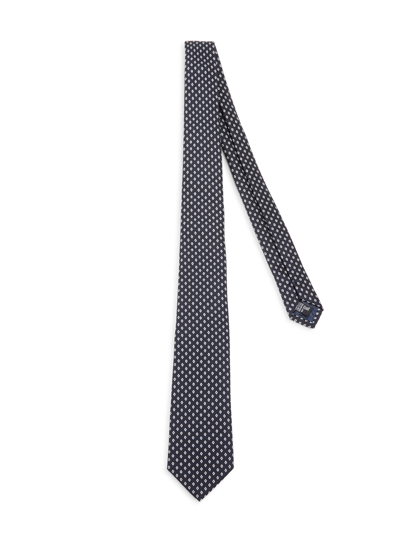 Print Silk Tie EMPORIO ARMANI Black