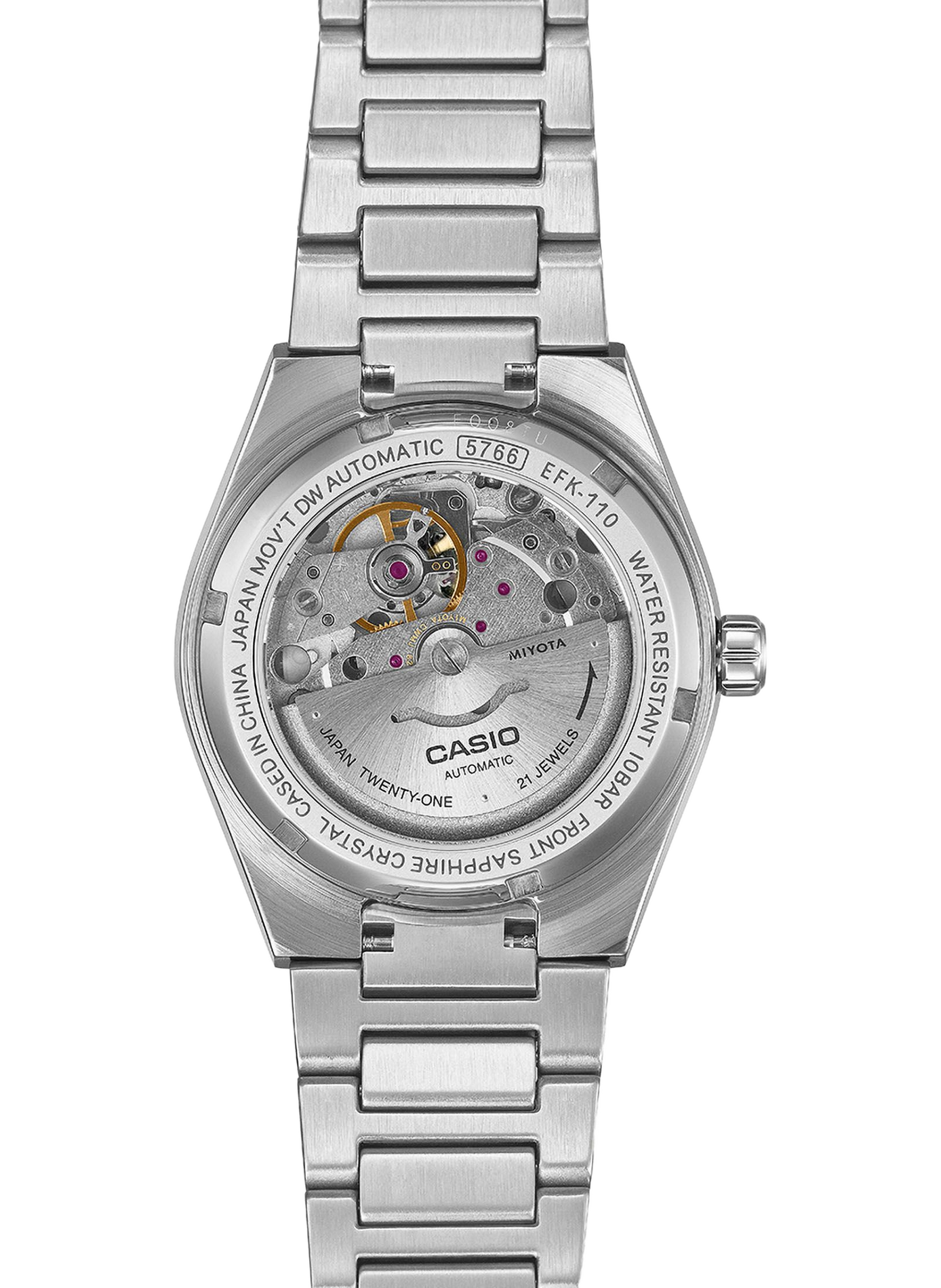 Casio Edifice automatic watch in stainless steel CASIO Grey