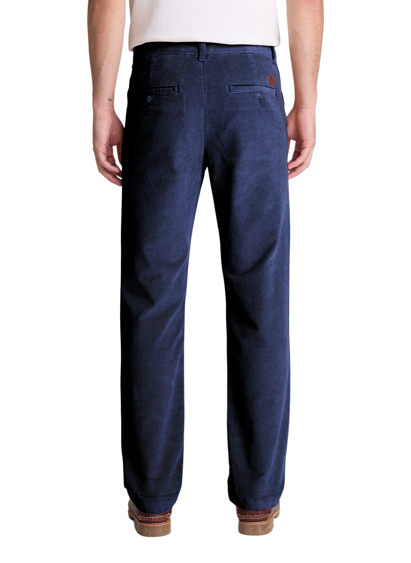 Pantalon droit en coton mélangé côtelé TIMBERLAND Blau