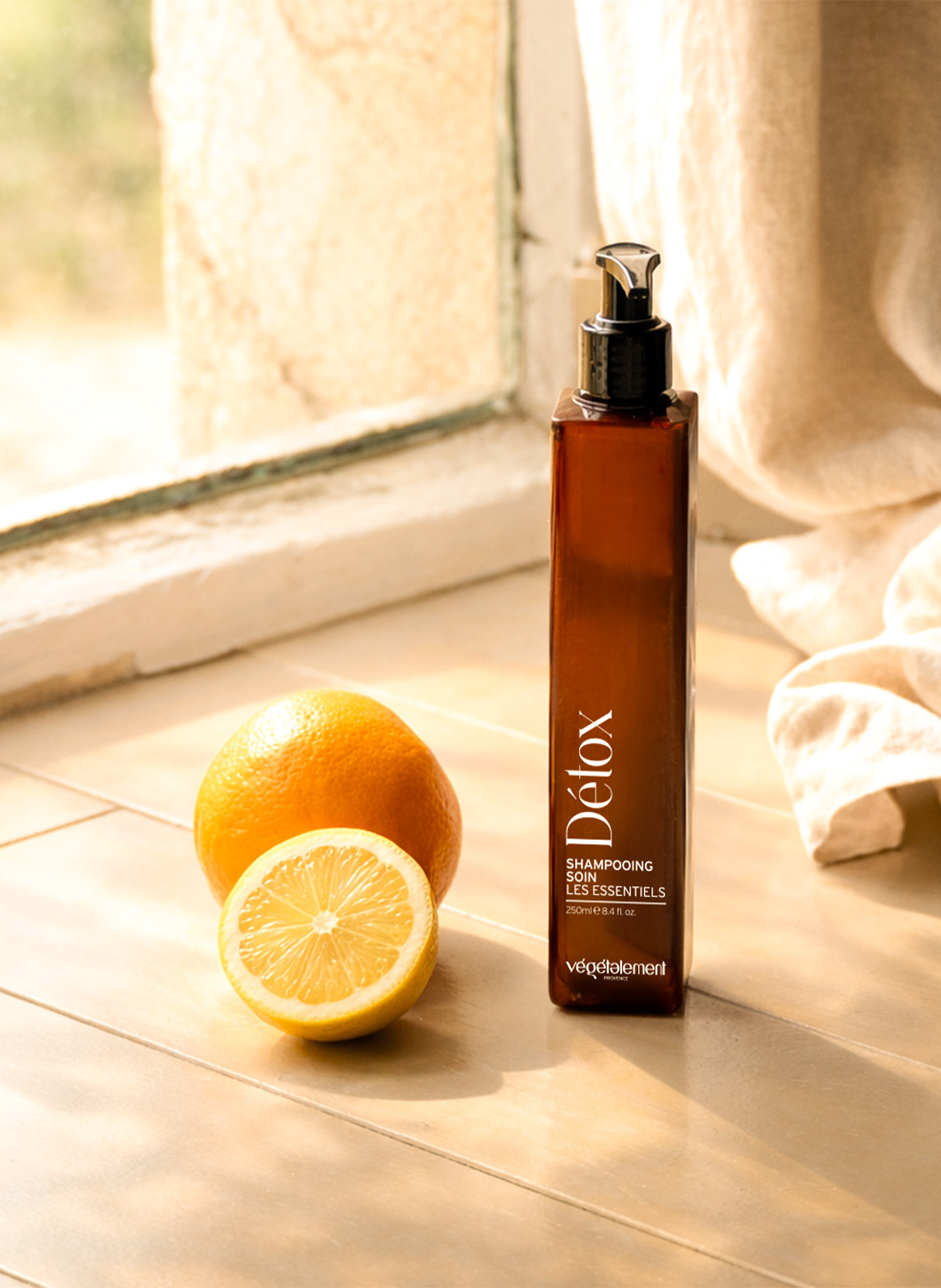 Leichtes Reinigungs-Shampoo zur Entgiftung VEGETALEMENT PROVENCE No color