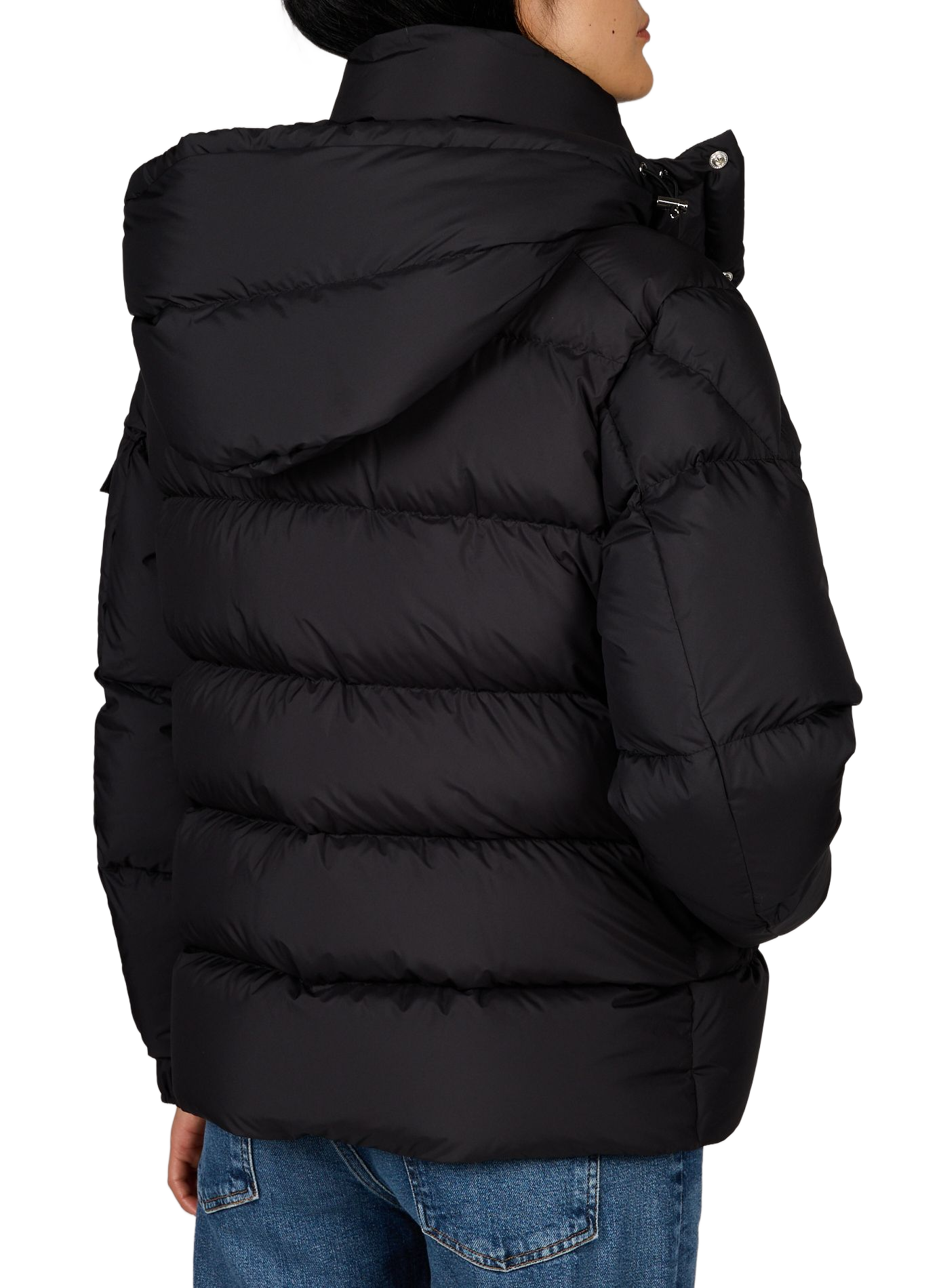 Maya 70 removable hooded puffer coat MONCLER Black