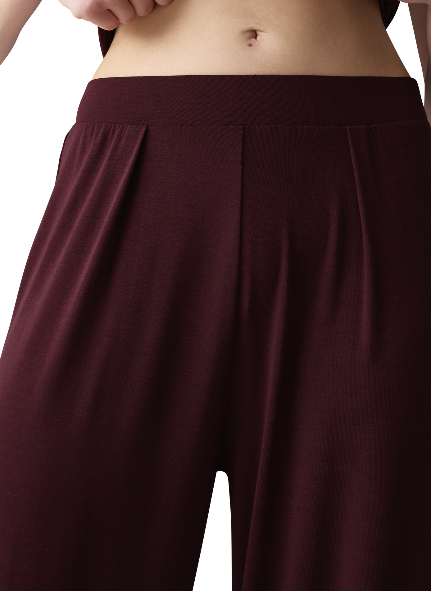 Pantalon à jambes larges TRIUMPH Rouge