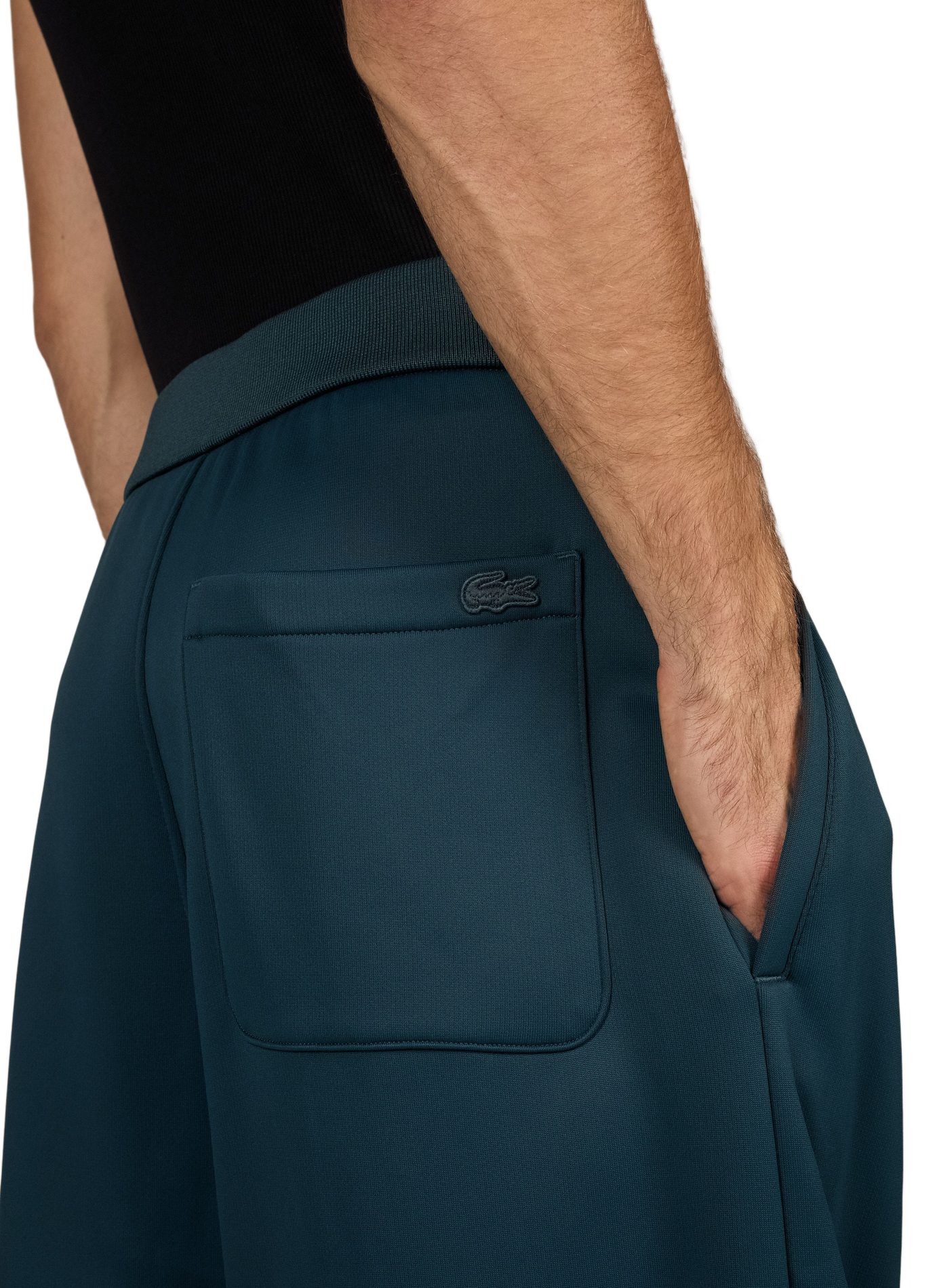 Straight mid-rise Officiel trousers LACOSTE Blue