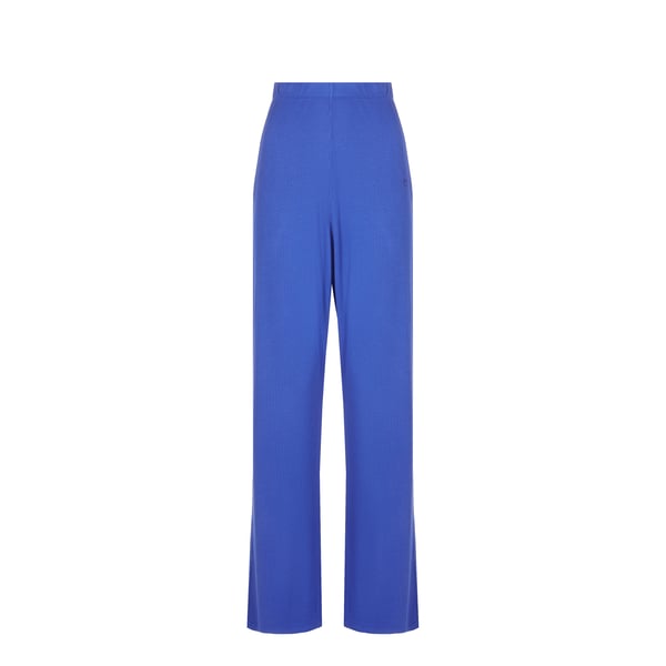 Pantalon en maille côtelée