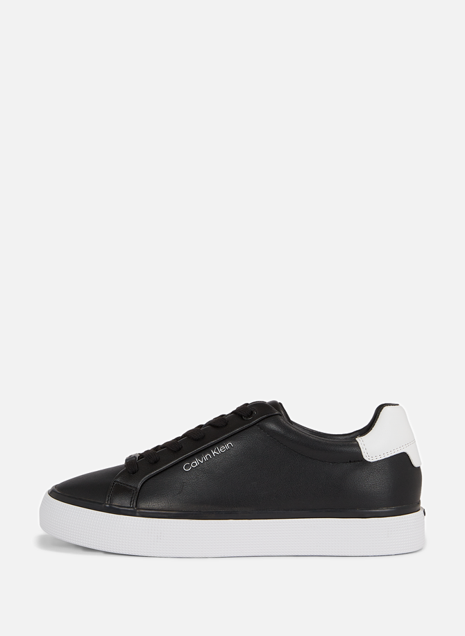 CALVIN KLEIN leather trainers