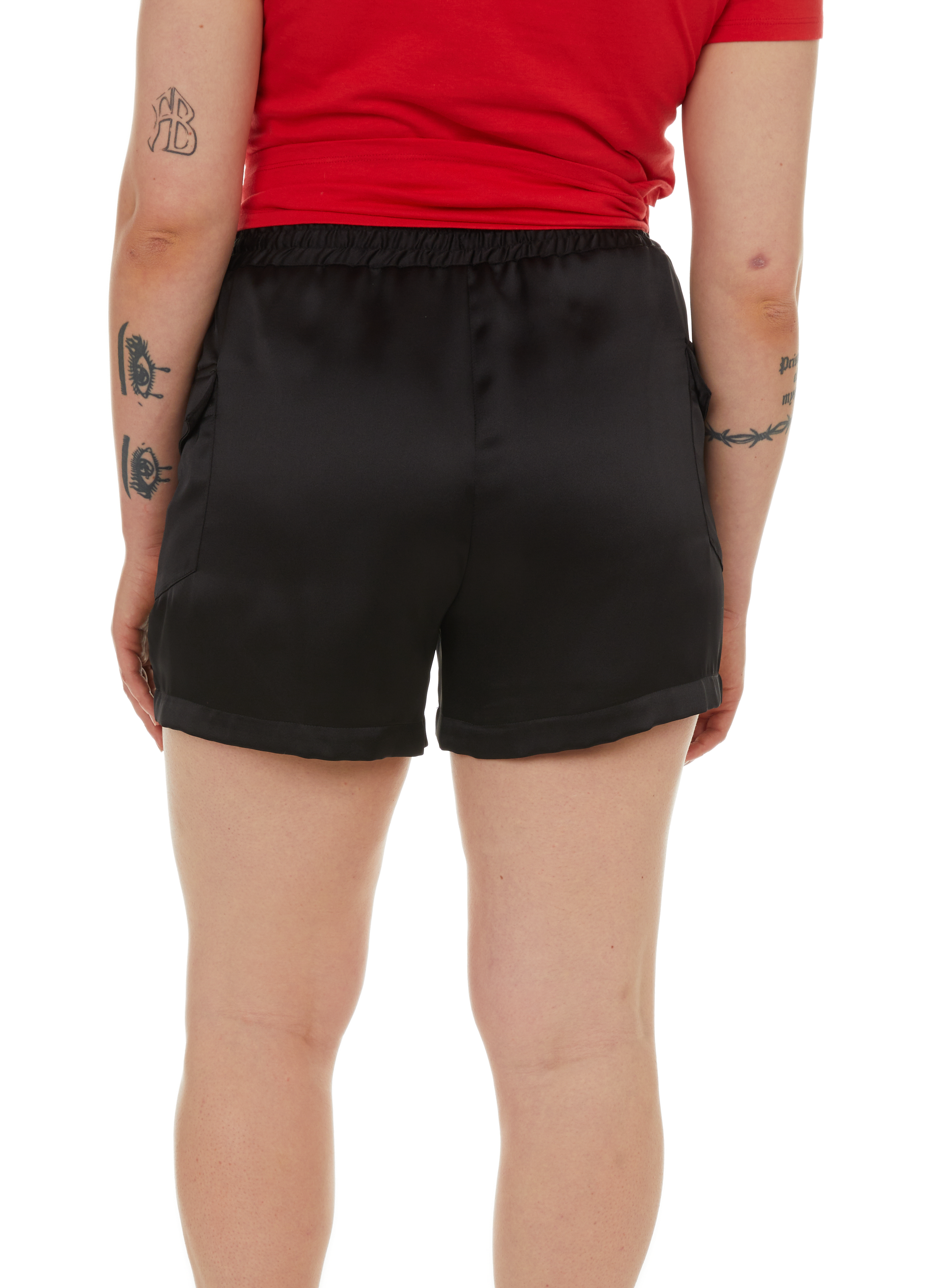 Short satiné  SAISON 1865 Noir