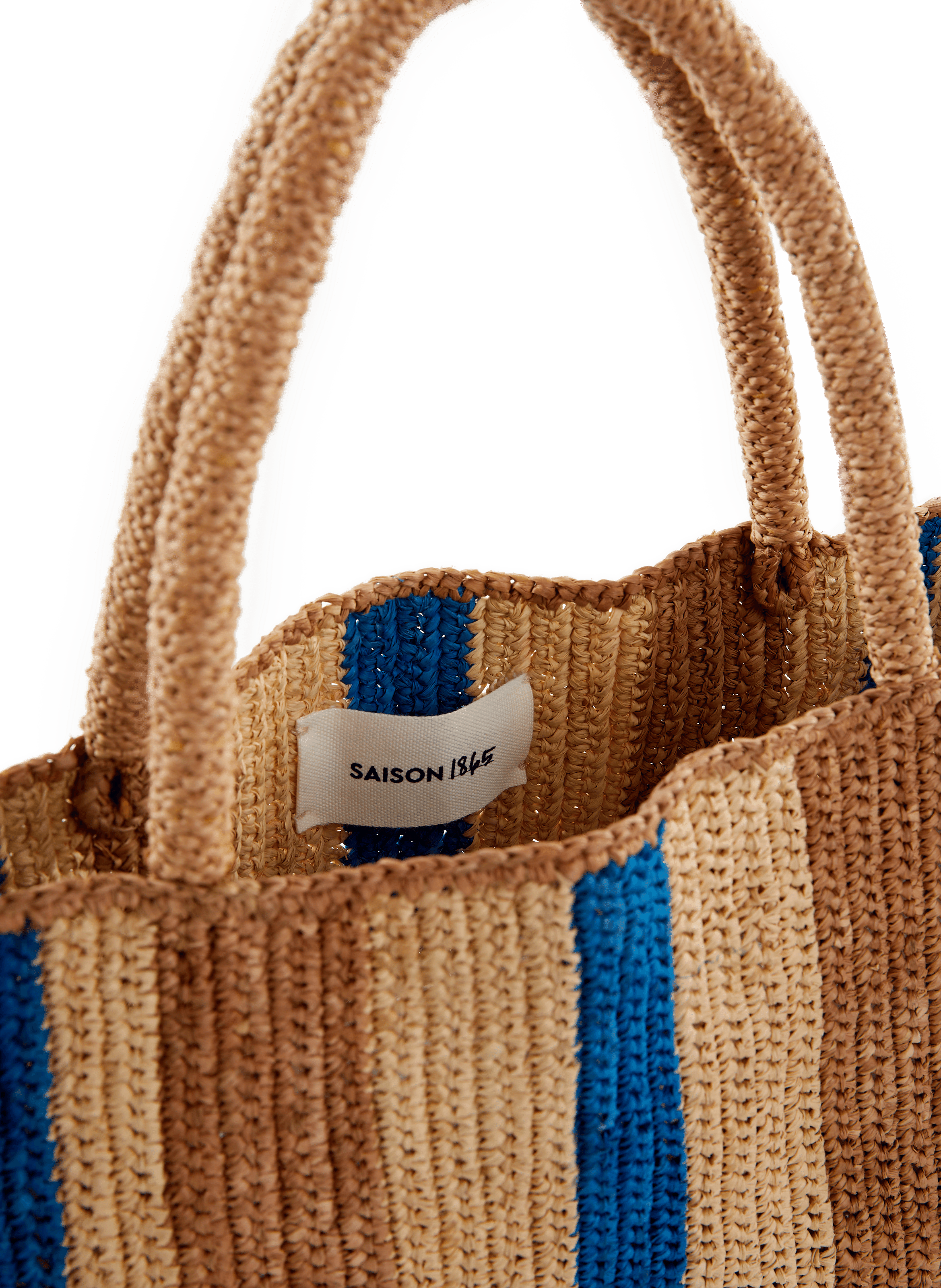 Raffia beach bag  SAISON 1865 Multicolour