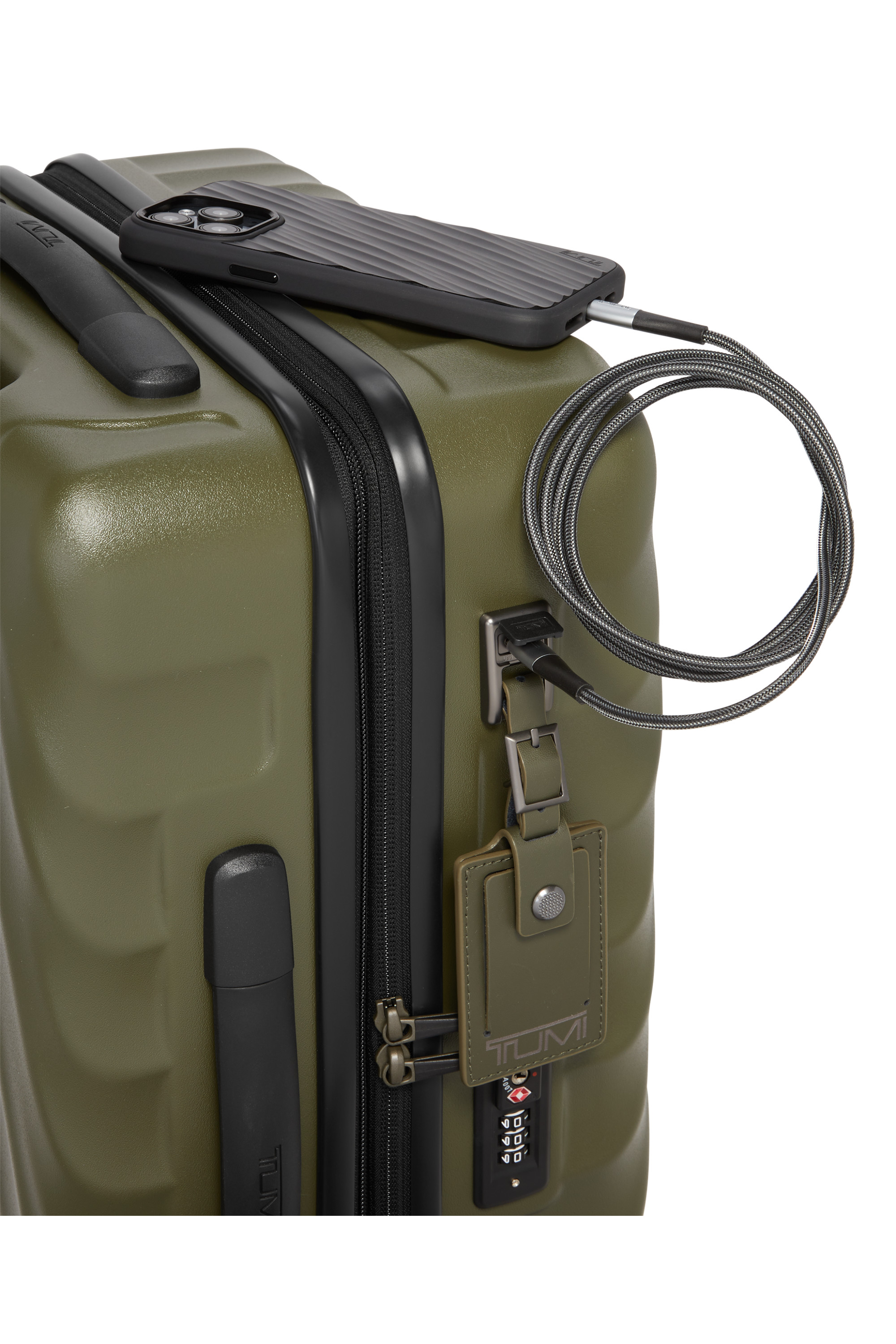 19 degree valise 4 roues taille s TUMI Vert