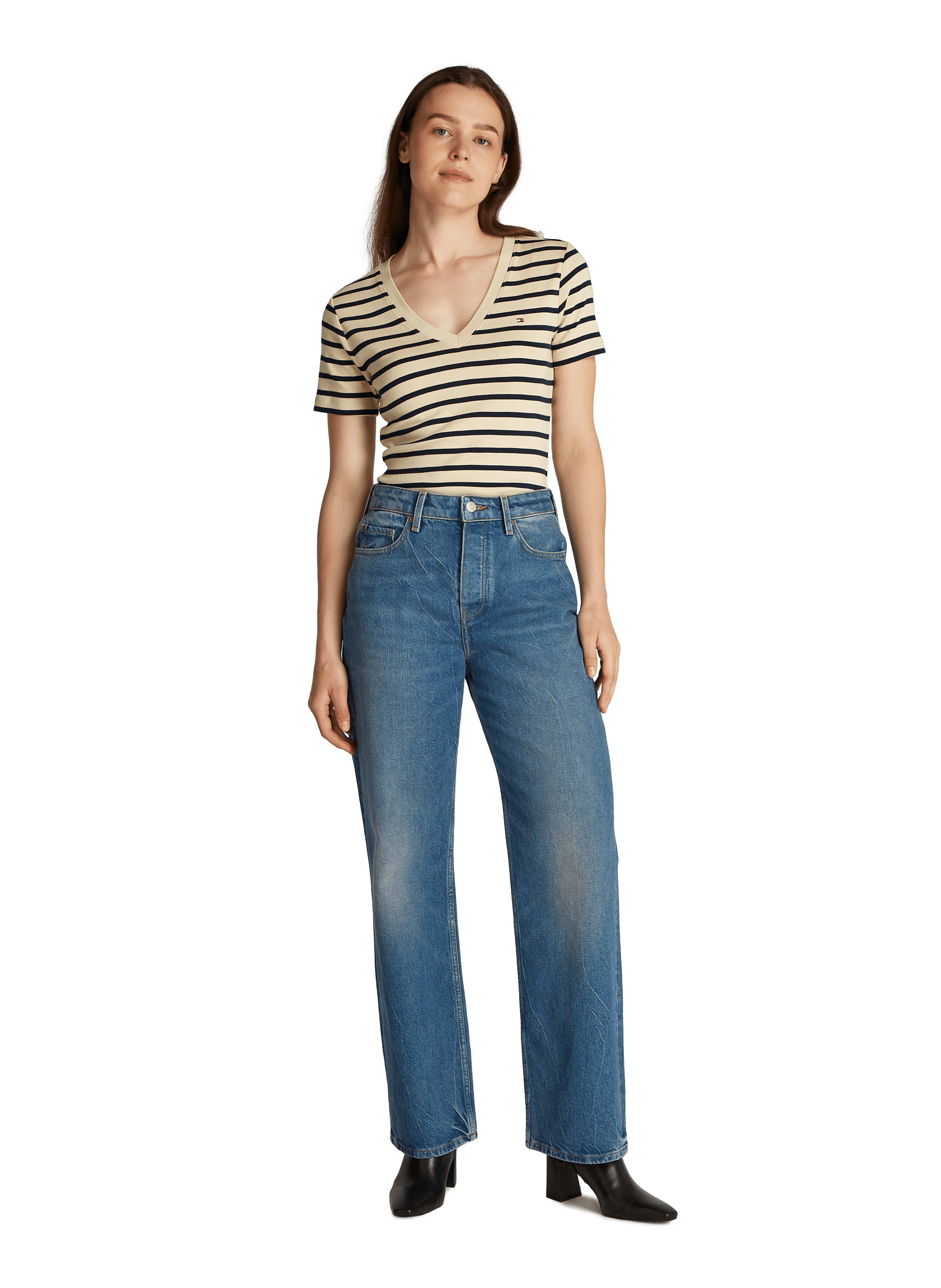 Jean droit  TOMMY HILFIGER Bleu