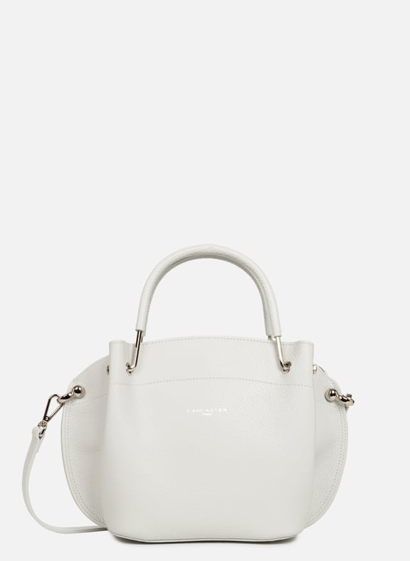 Sac à main - foulonné double Gris by LANCASTER LANCASTER Sac à main - foulonné double Gris
