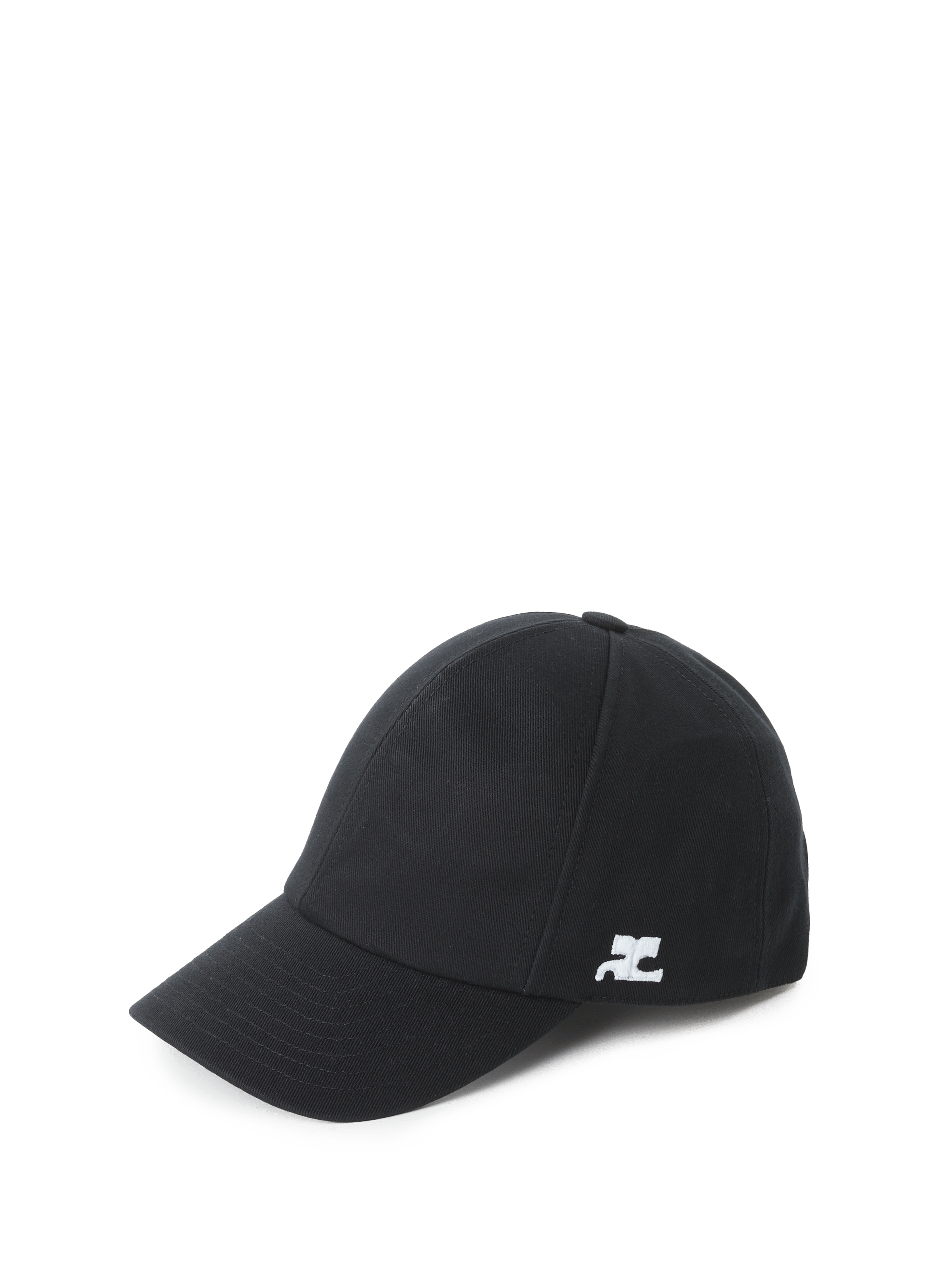 Cotton cap COURRÈGES Black
