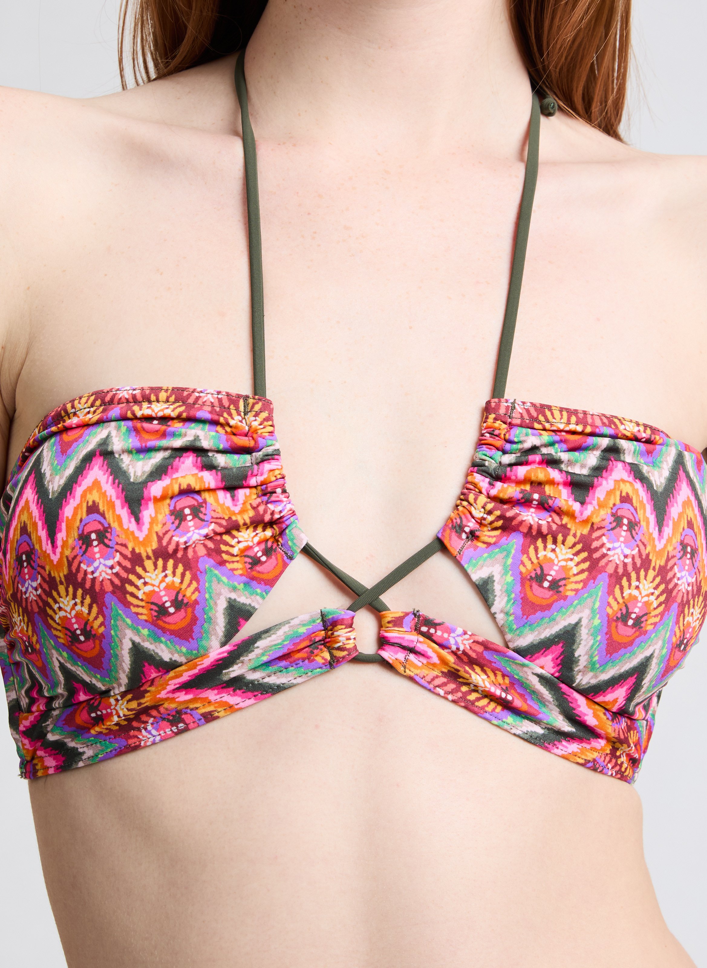 Haut de maillot de bain imprimé  BANANA MOON Orange