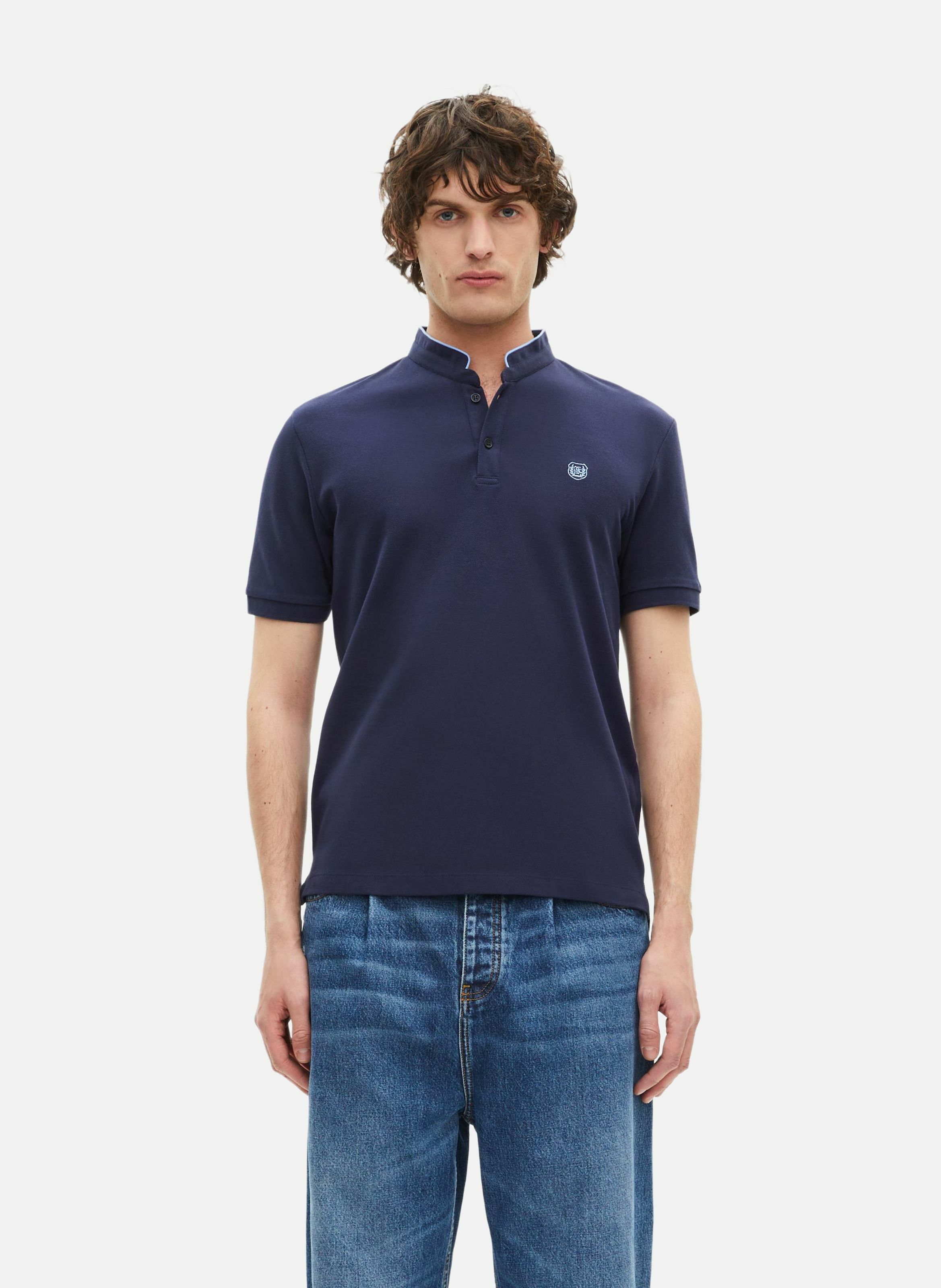 THE KOOPLES Polo en coton piqué Bleu