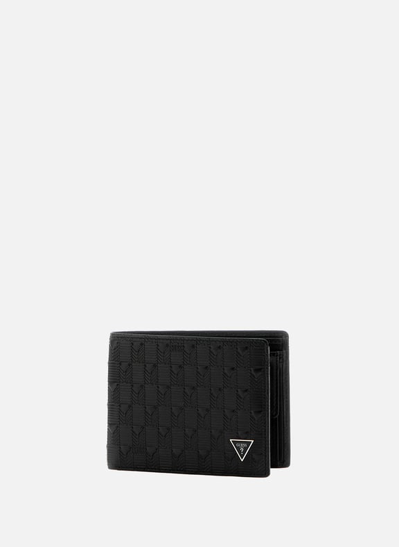 Portefeuille en cuir Noir by GUESS GUESS Portefeuille en cuir Noir