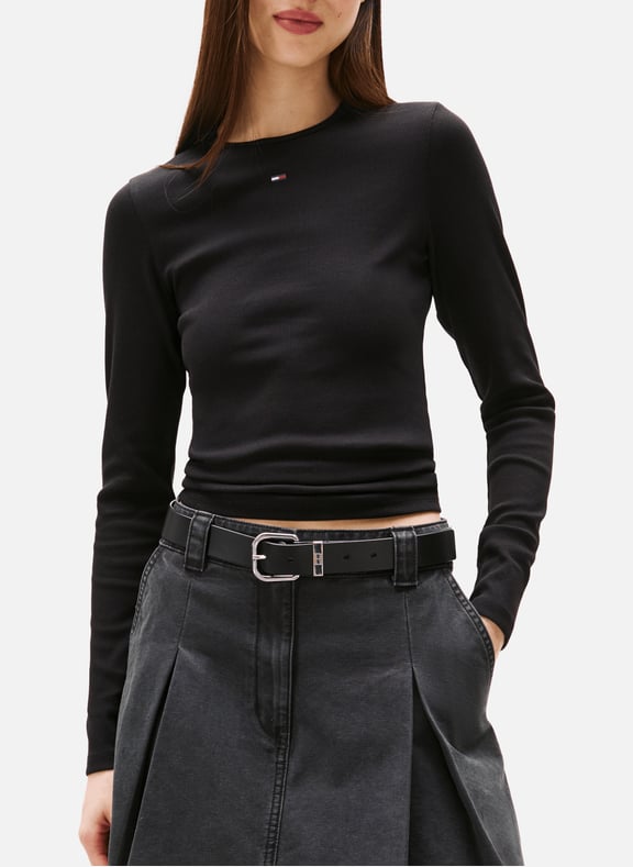 Long-sleeved top Black by TOMMY HILFIGER TOMMY HILFIGER Long-sleeved top Black