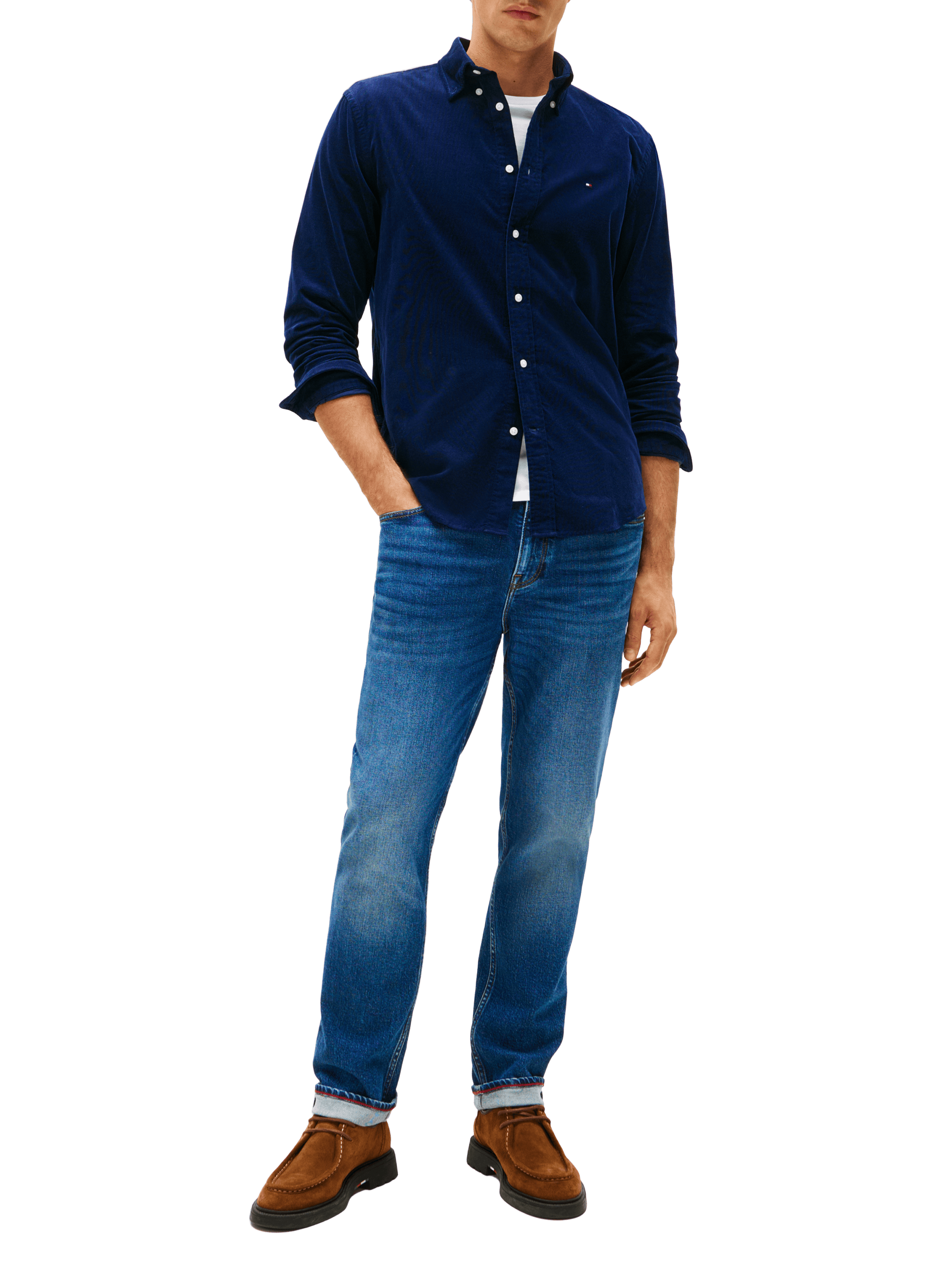 Cotton shirt TOMMY HILFIGER Blue