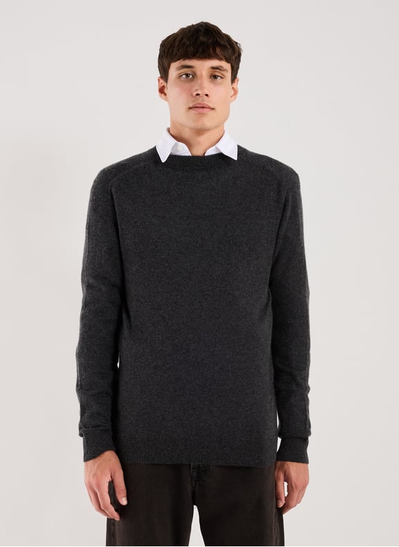 Cashmere round-neck jumper Grey by AU PRINTEMPS PARIS AU PRINTEMPS PARIS Cashmere round-neck jumper Grey