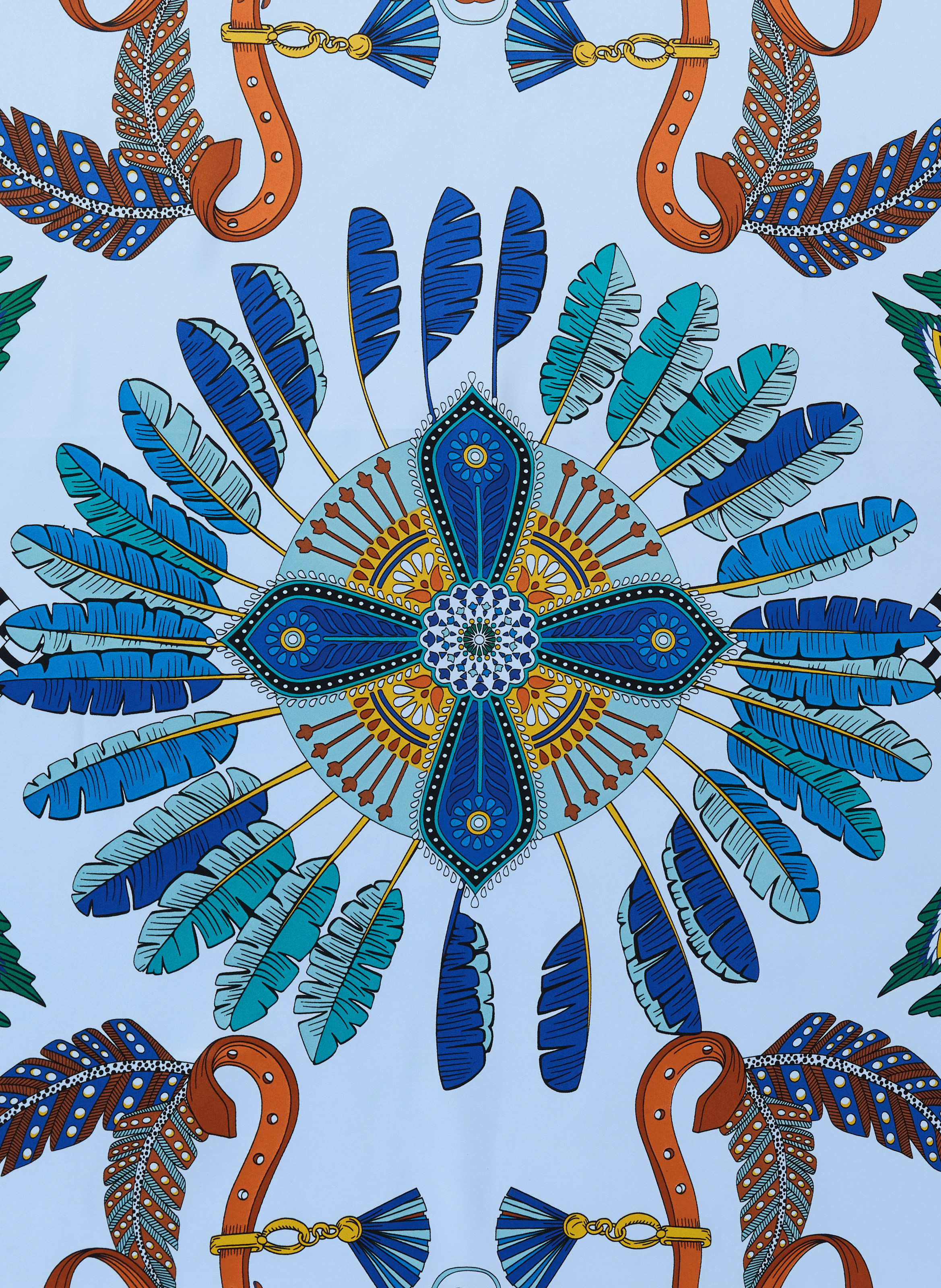 Foulard à imprimé WILD Bleu