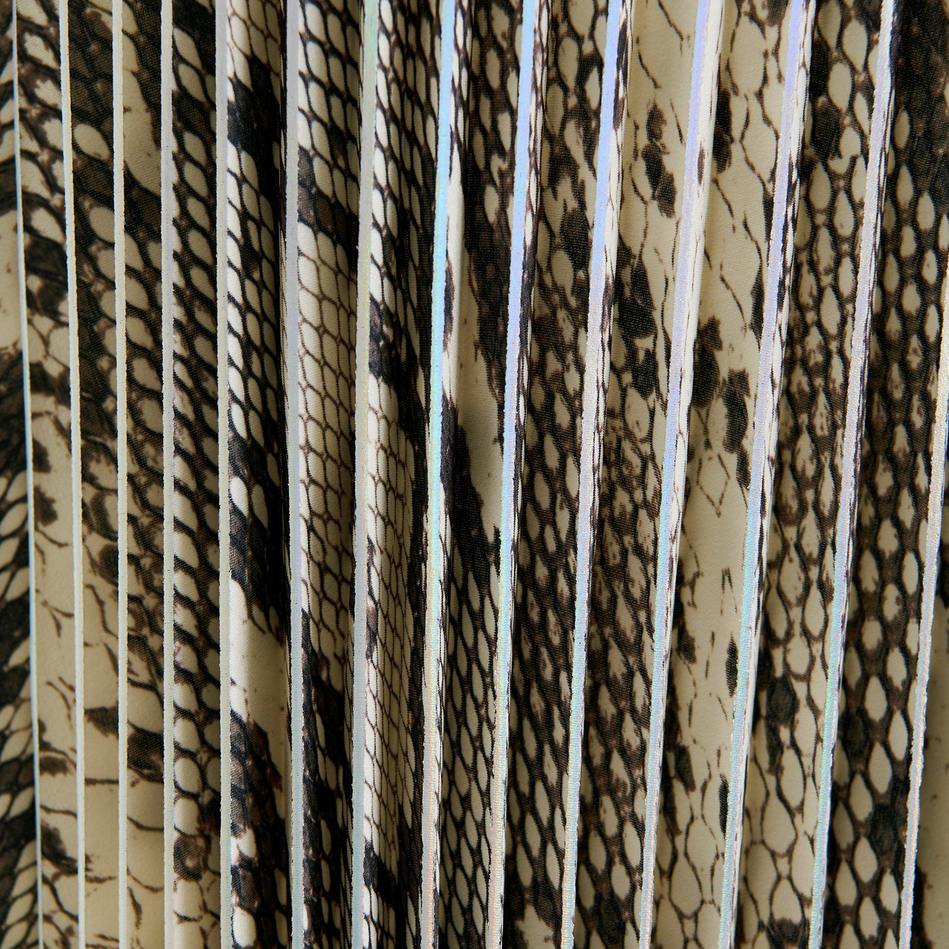 Jupe mi-longue plissée serpent indira ESSENTIEL ANTWERP Vert