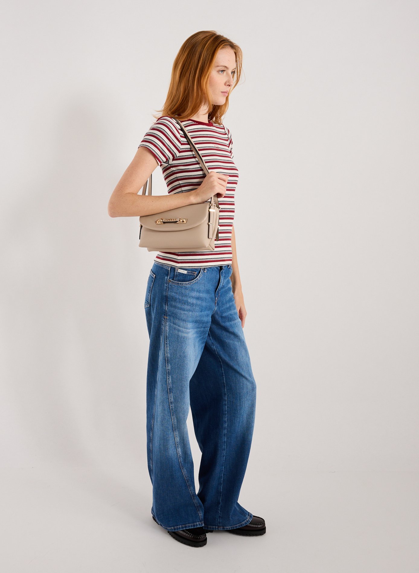 Striped T-shirt GUESS Red